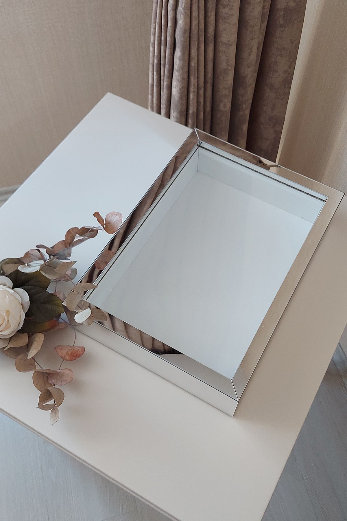 Verda Çerçeve-New Trend 25x35 Cm Silver Deep Rose Design Frame without LEDs!Rose Box Memory Frame!Unnamed 6