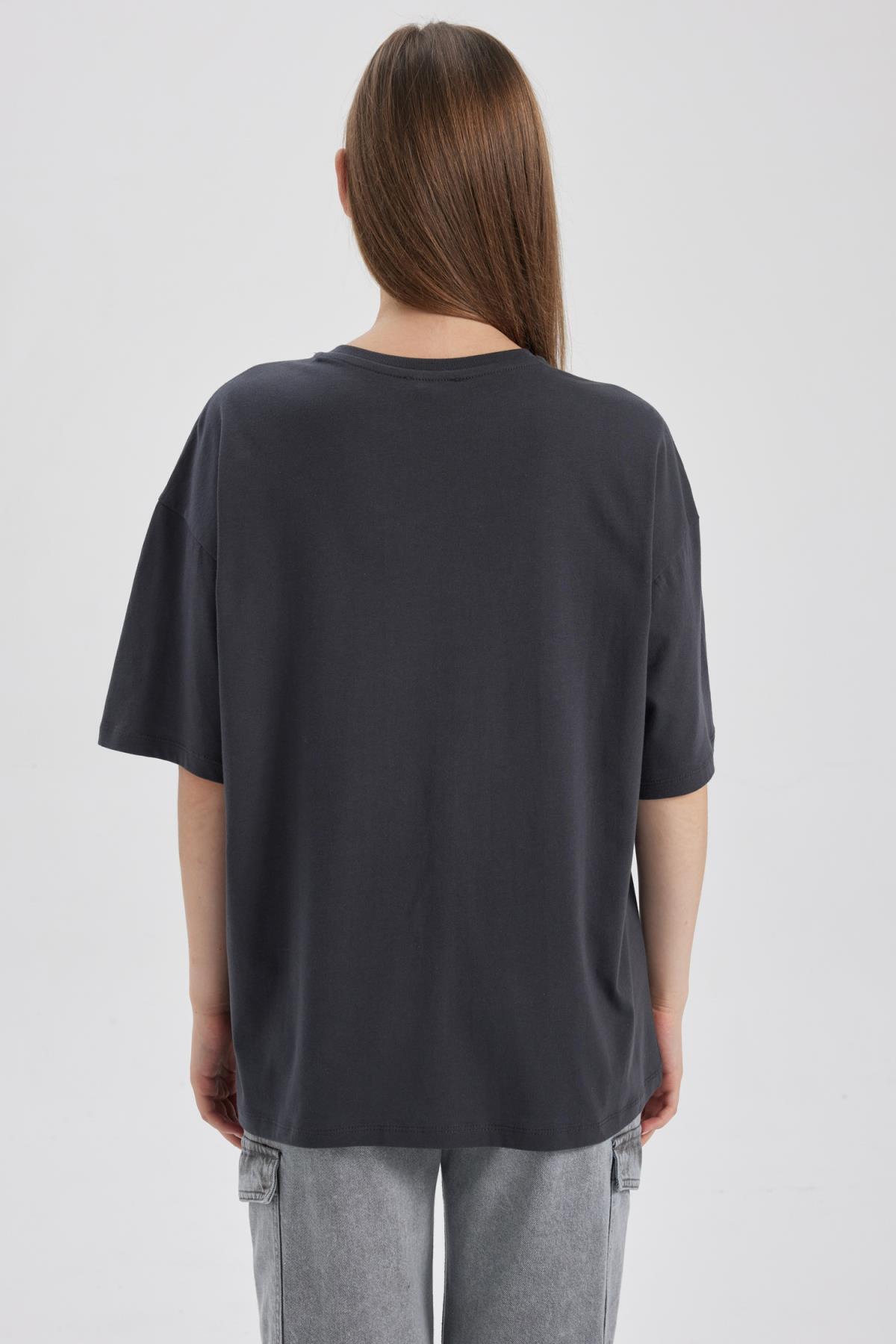 تی شرت زنانه دفاکتو | B2970AX23HS Defacto - Image 7