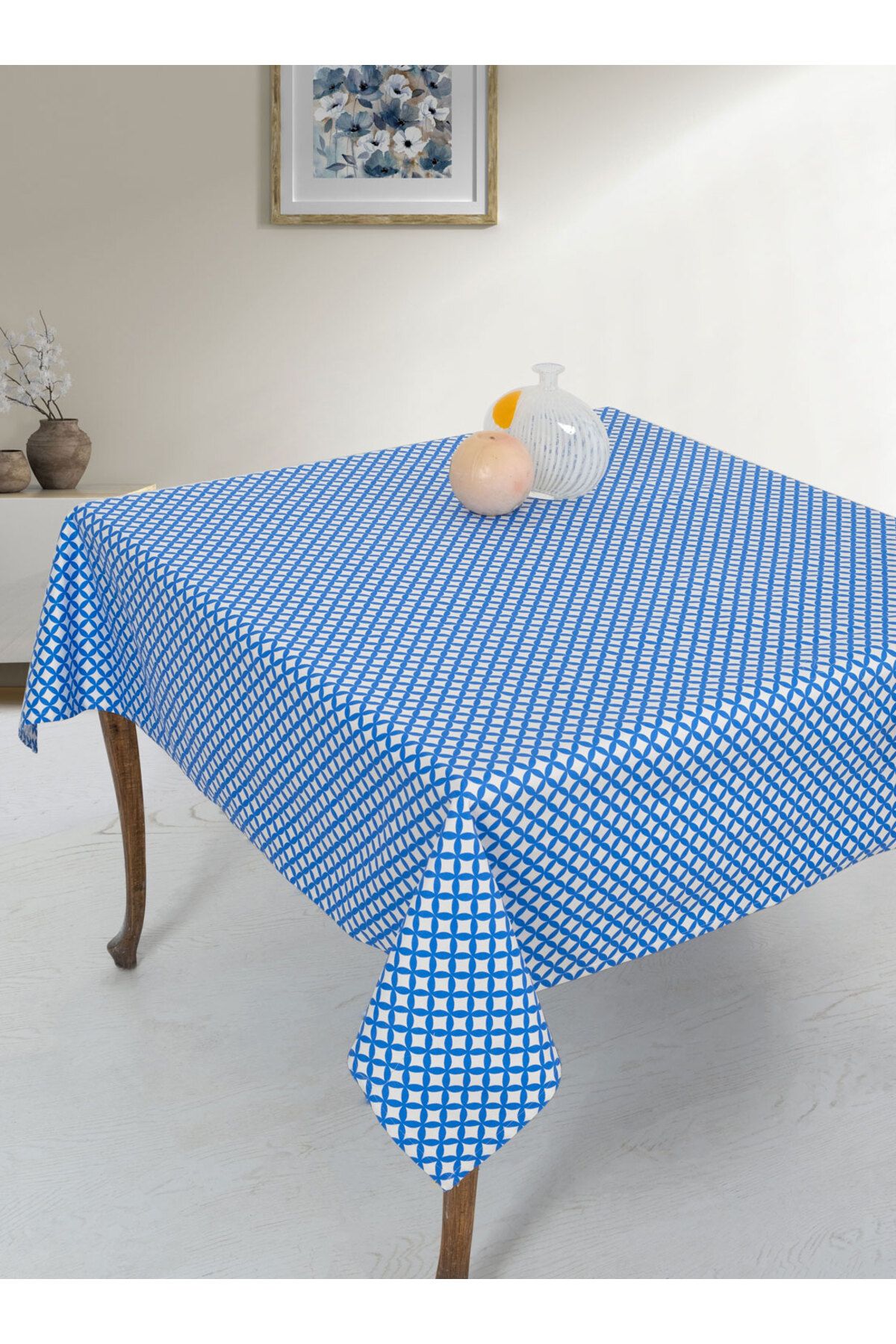 Menderes Home Față De Masă Pentru Tapițerie Mist Blue Cotton Collection - 150 x 150