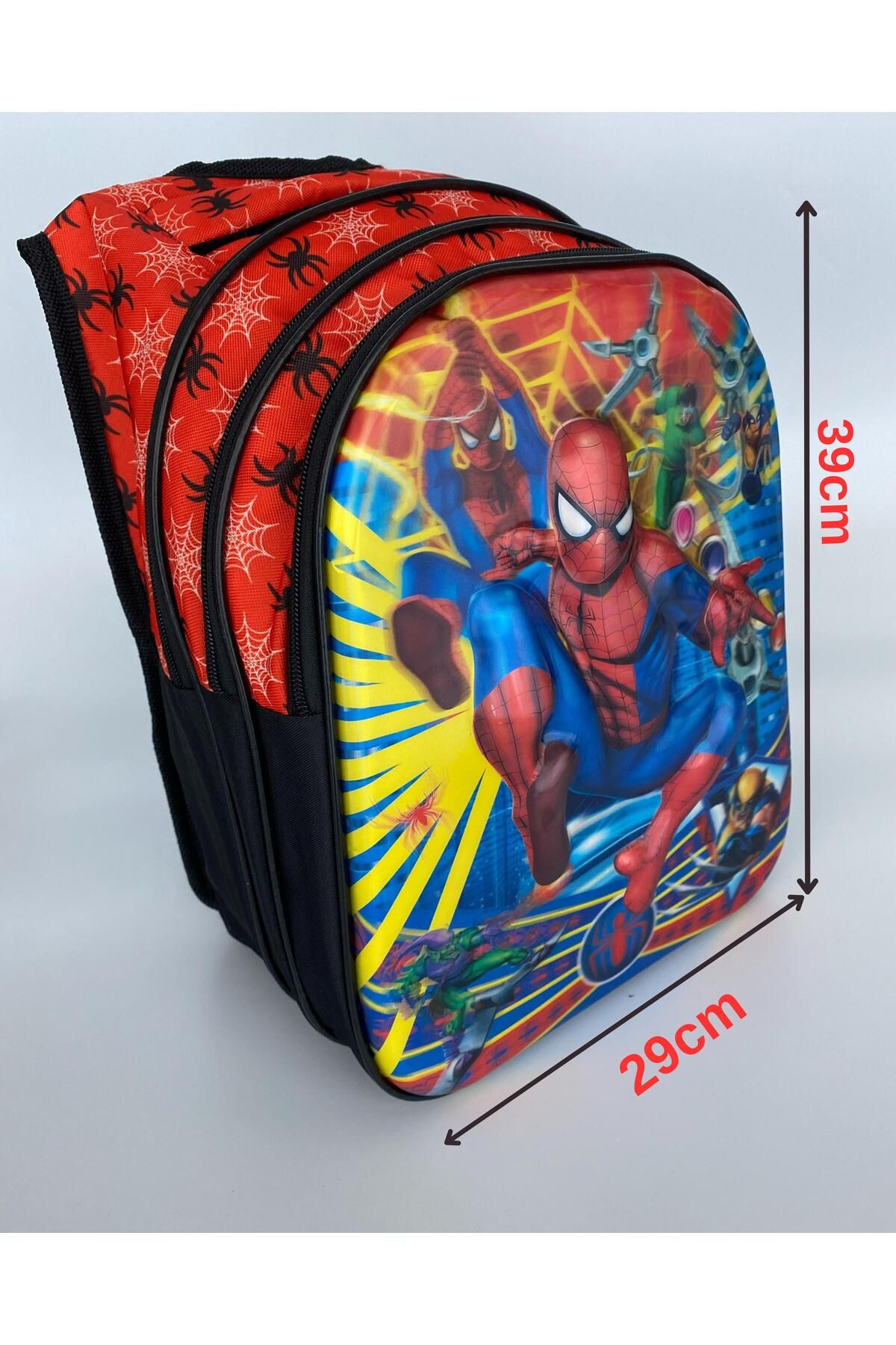 MUCCE Spiderman Patterned Orthopedic 5D Embossed Primary School