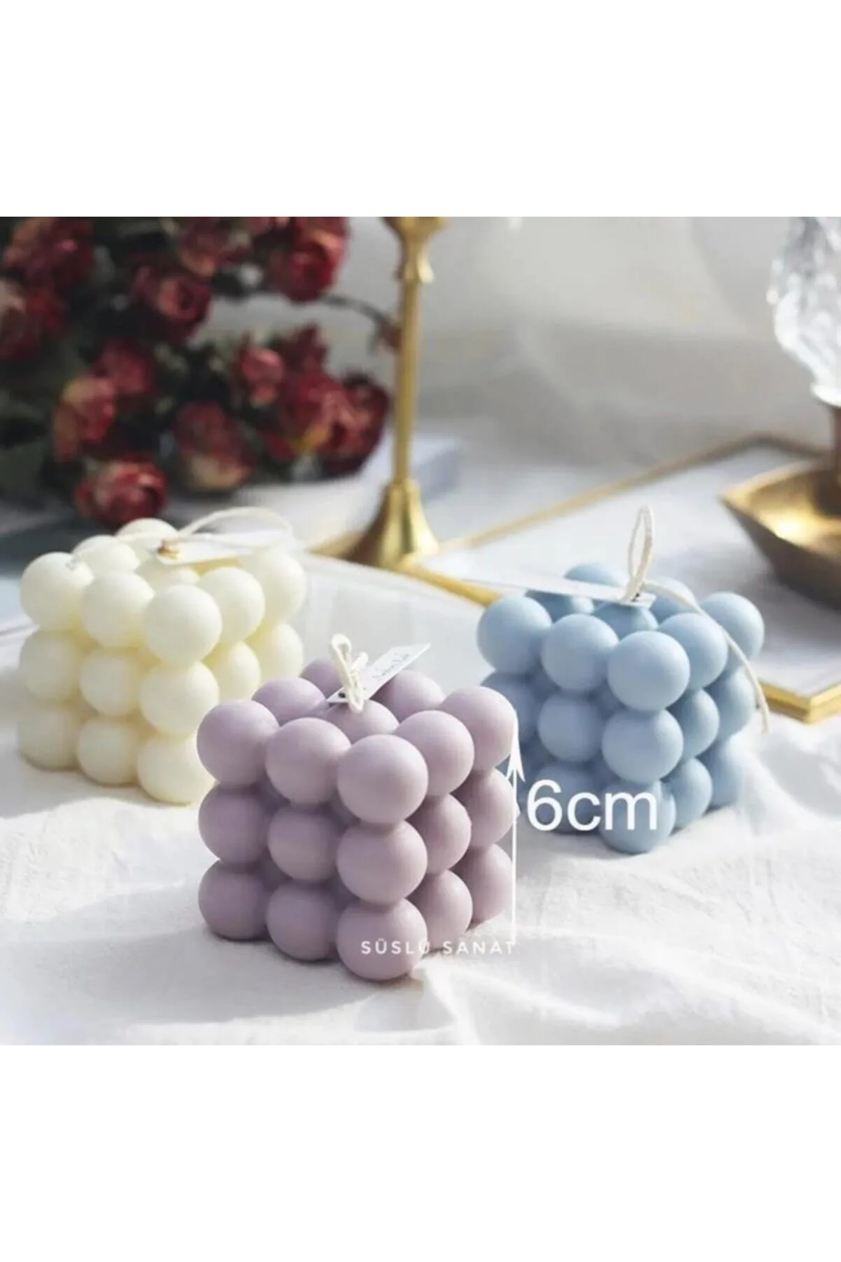 Bubble Candle Silicone Mold