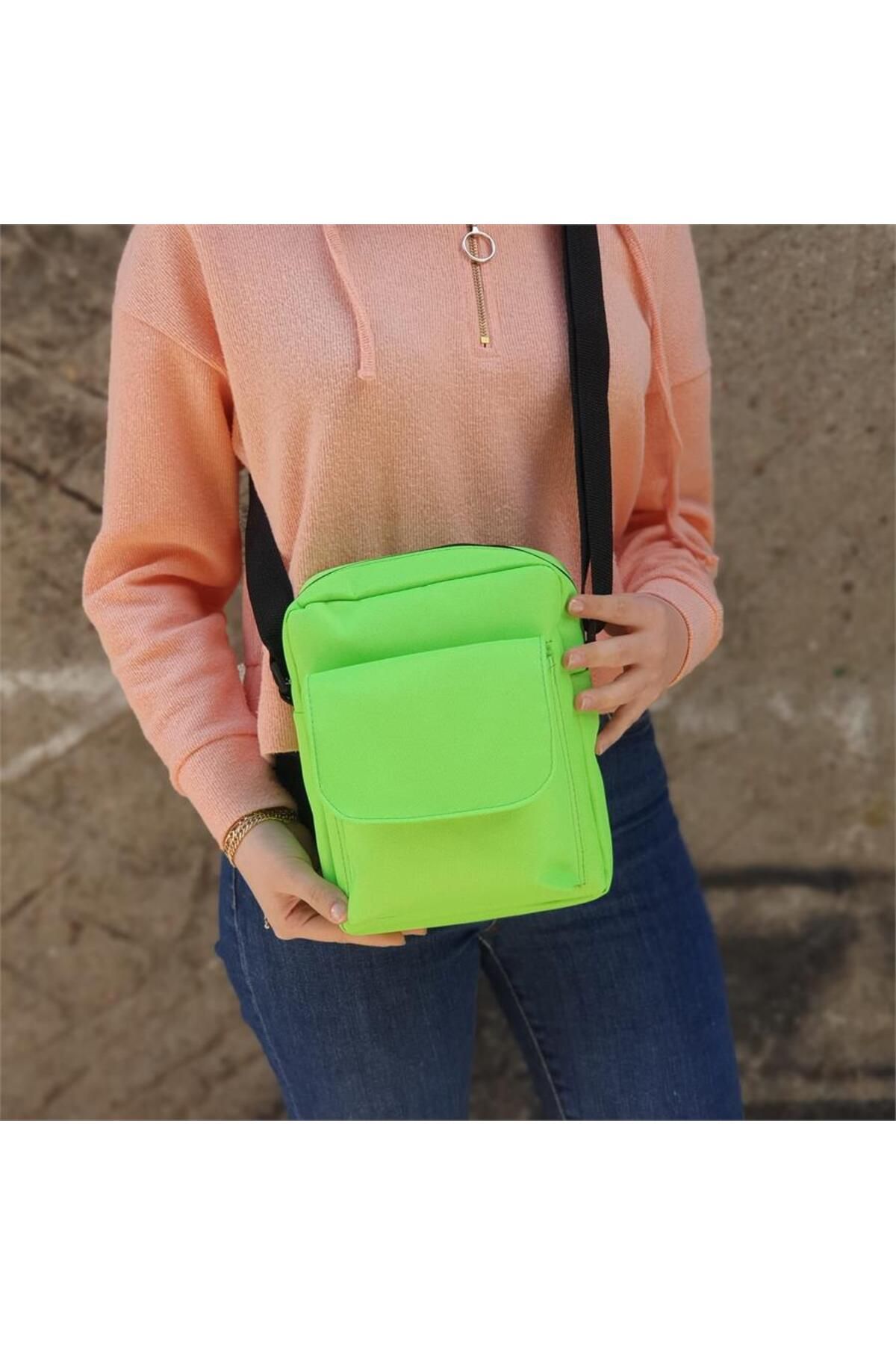 Neon top green crossbody