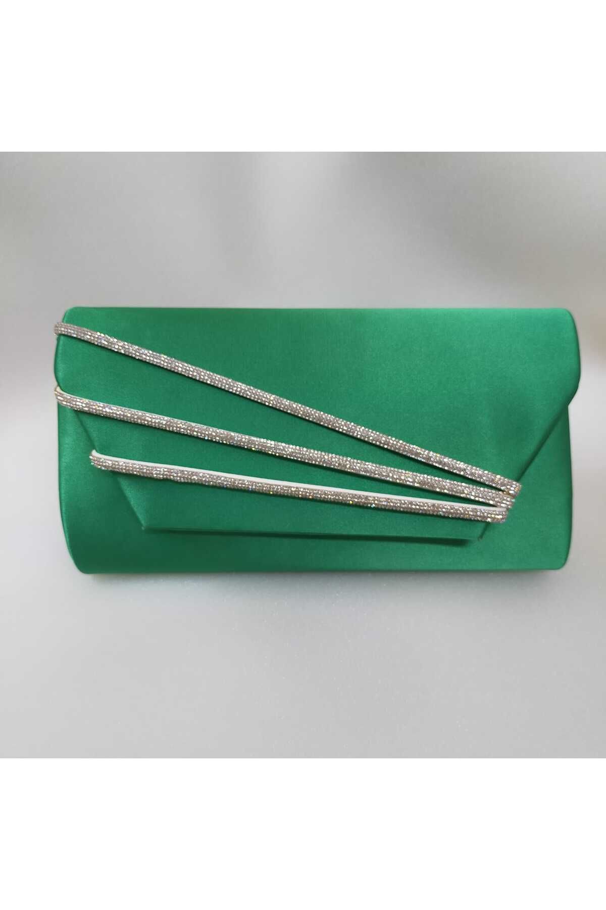 Dark green evening bag hotsell