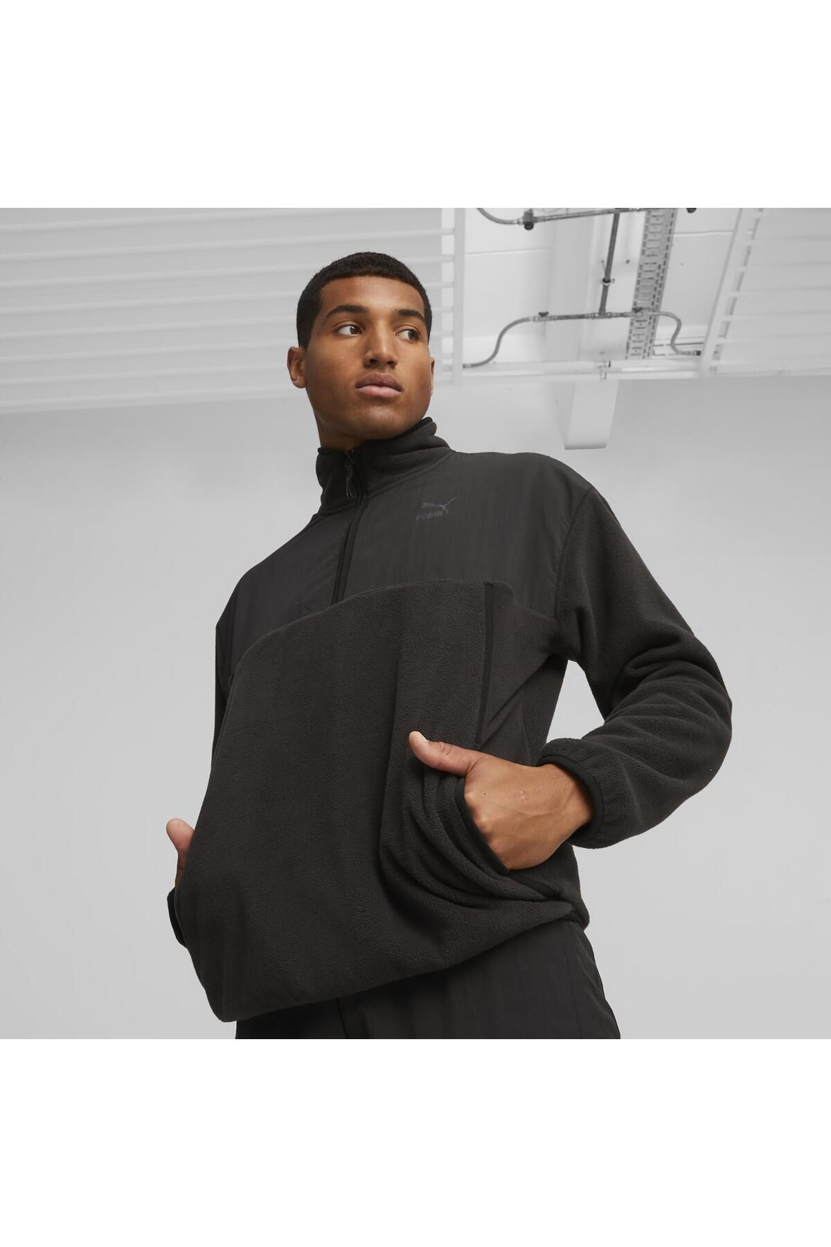 Puma CLASSICS UTILITY Polar Fleece Half Zip Trendyol