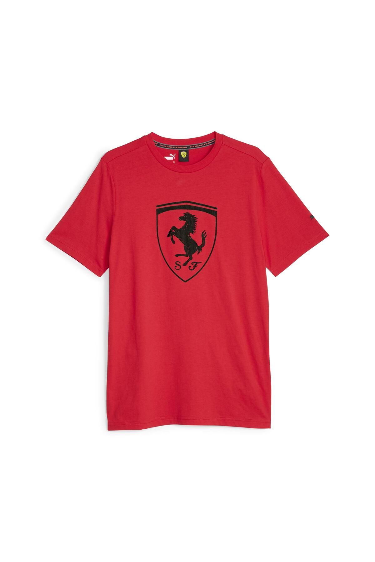 Burgundy puma on sale t shirt