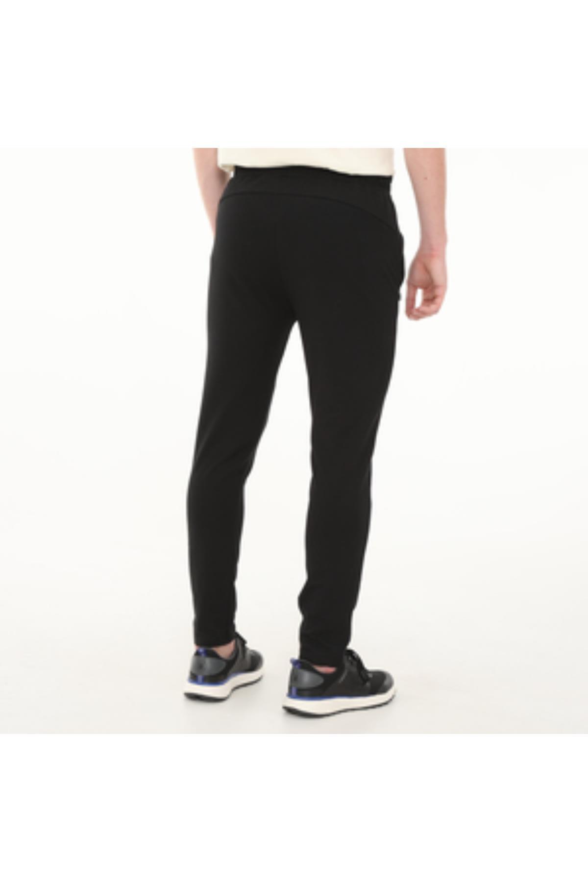 شلوار گرمکن مردانه مشکی لامبرجک | 24KS94000594 اورجینال - تصویر 3