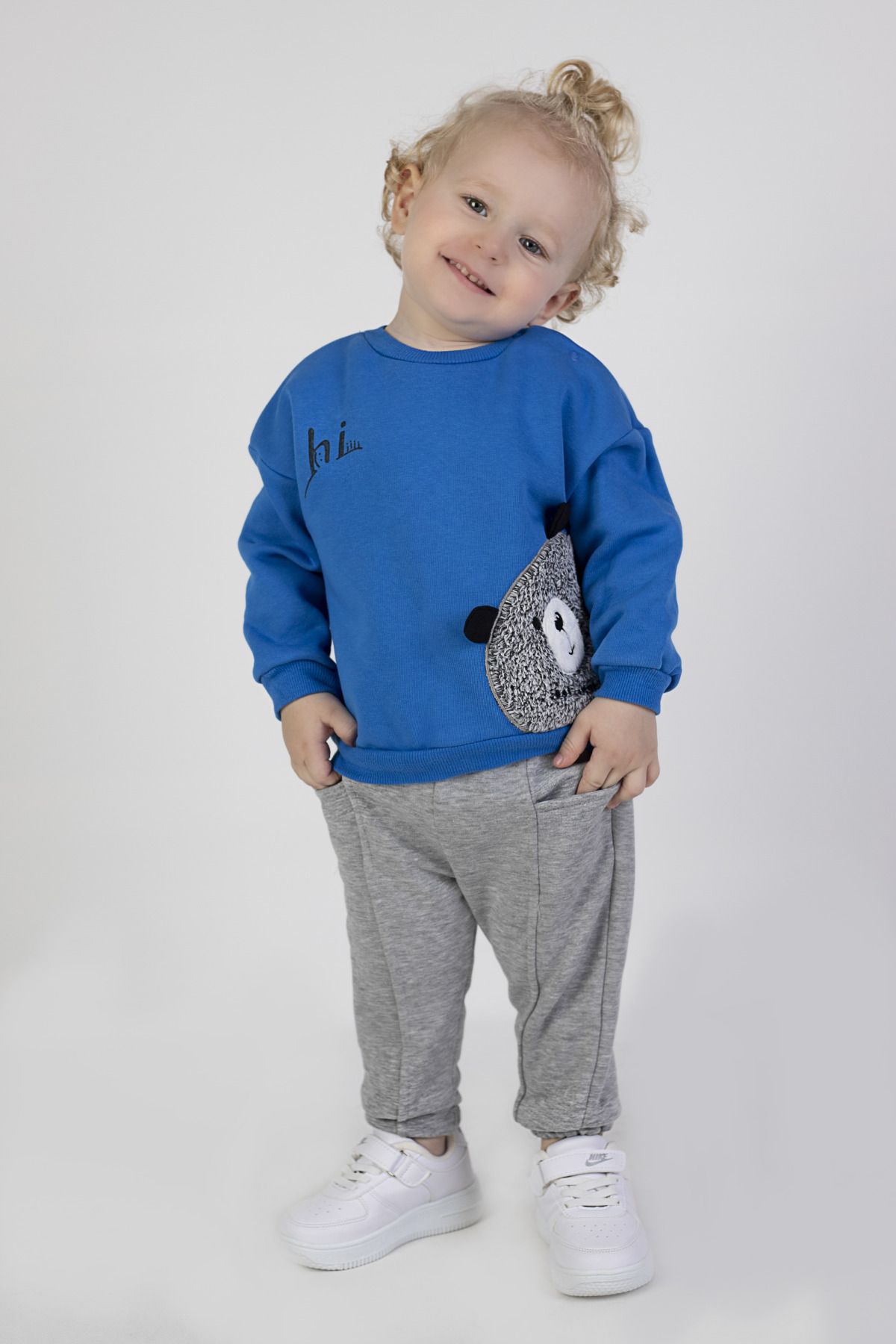 HAR KA K DS Baby Boy Child Three Thread Fabric Thick Knitted