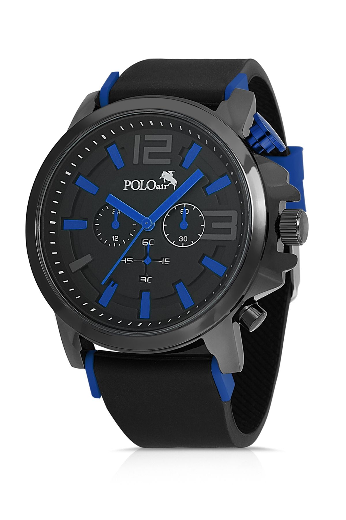 Men's silicone hot sale band watches