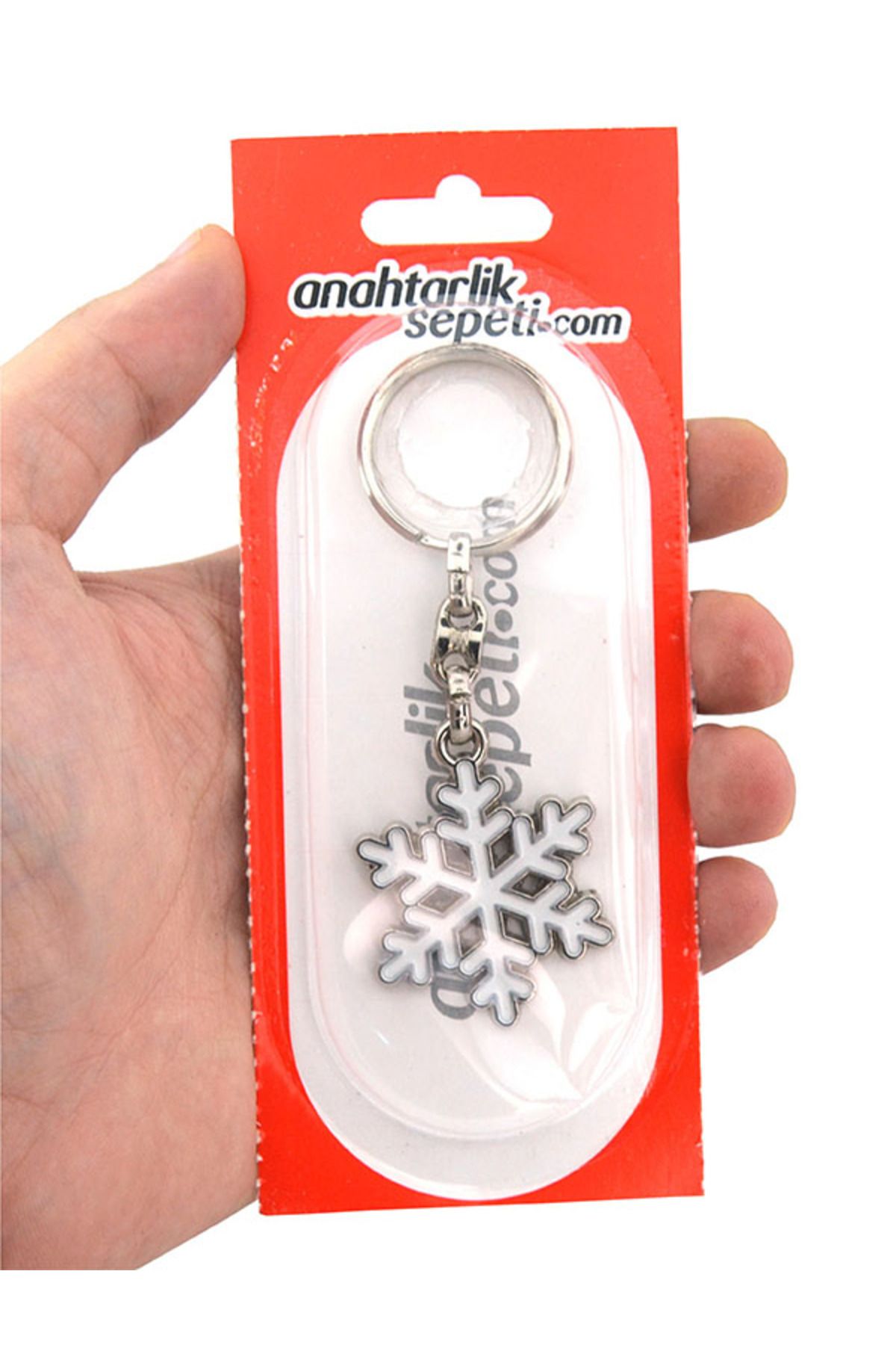 anahtarlıksepeti-Snowflake Keychain 5