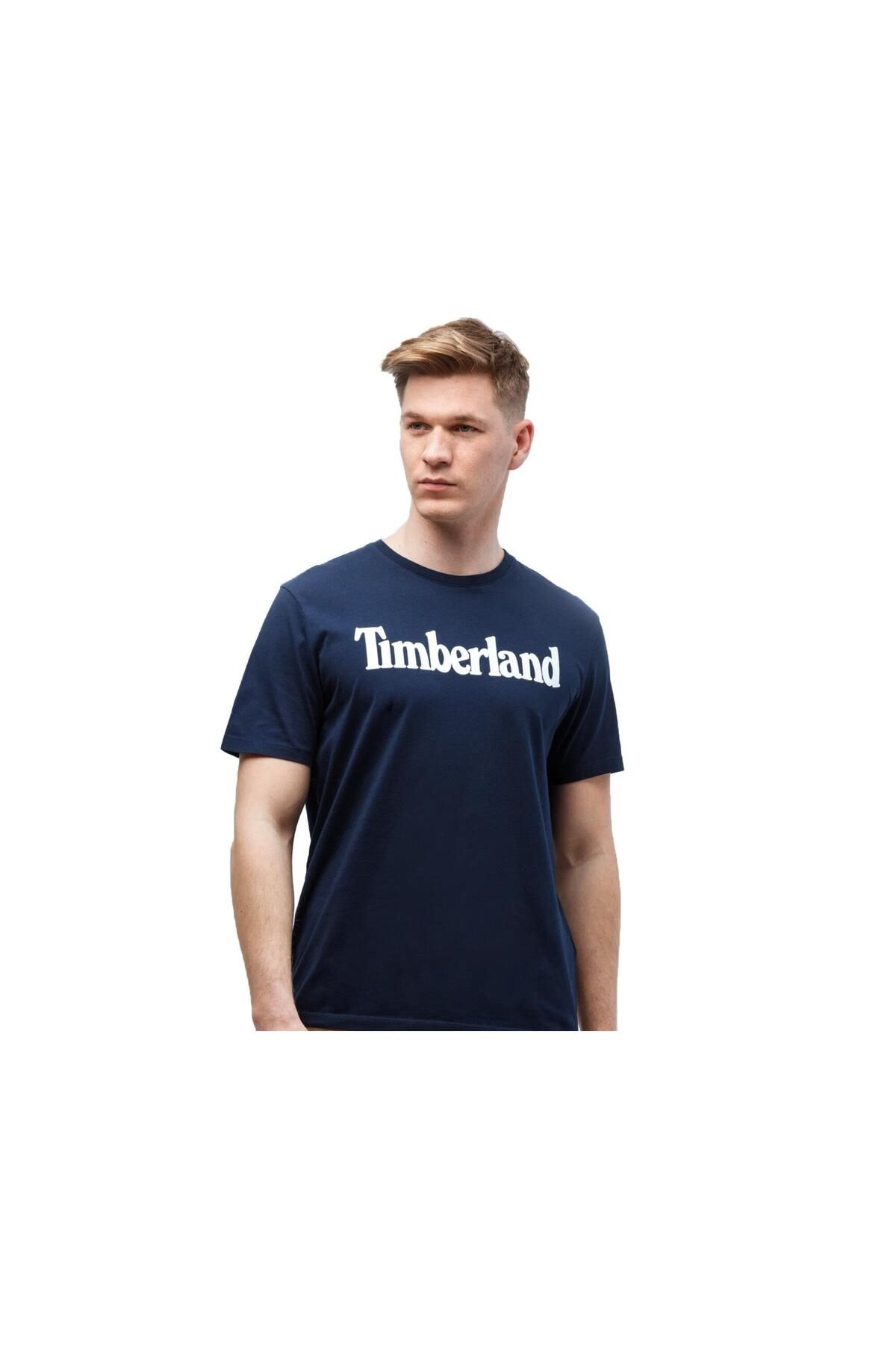تی شرت مردانه تی شرت خطی SS Kennebec River Timberland