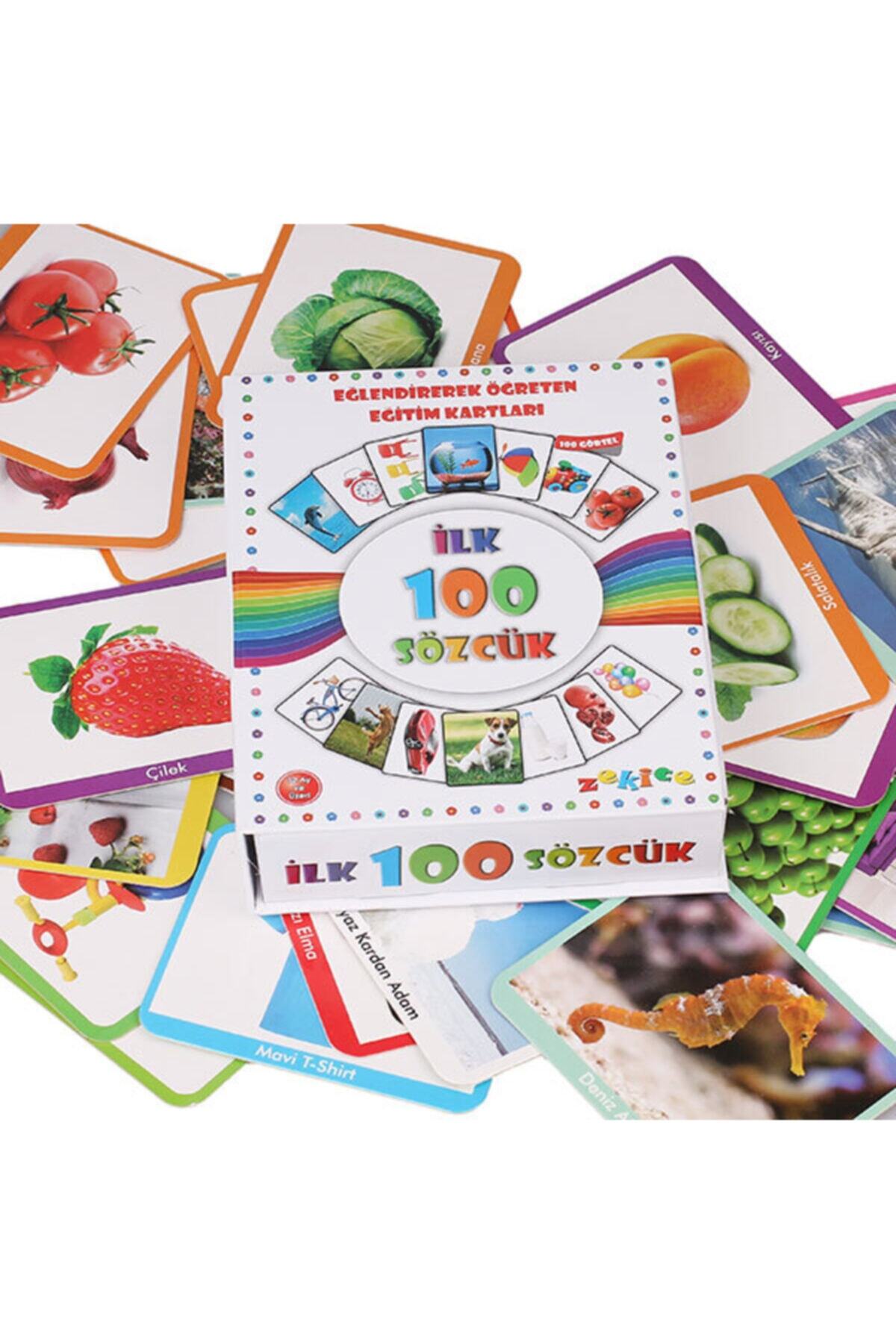 Zekice Ilk 100 Sözcük Zeka Kartları Zeka Geliştirici Eğitici Kartlar,yerli Ve Kendi Ürünümüzdür. fotoğrafı 2 (önizleme)