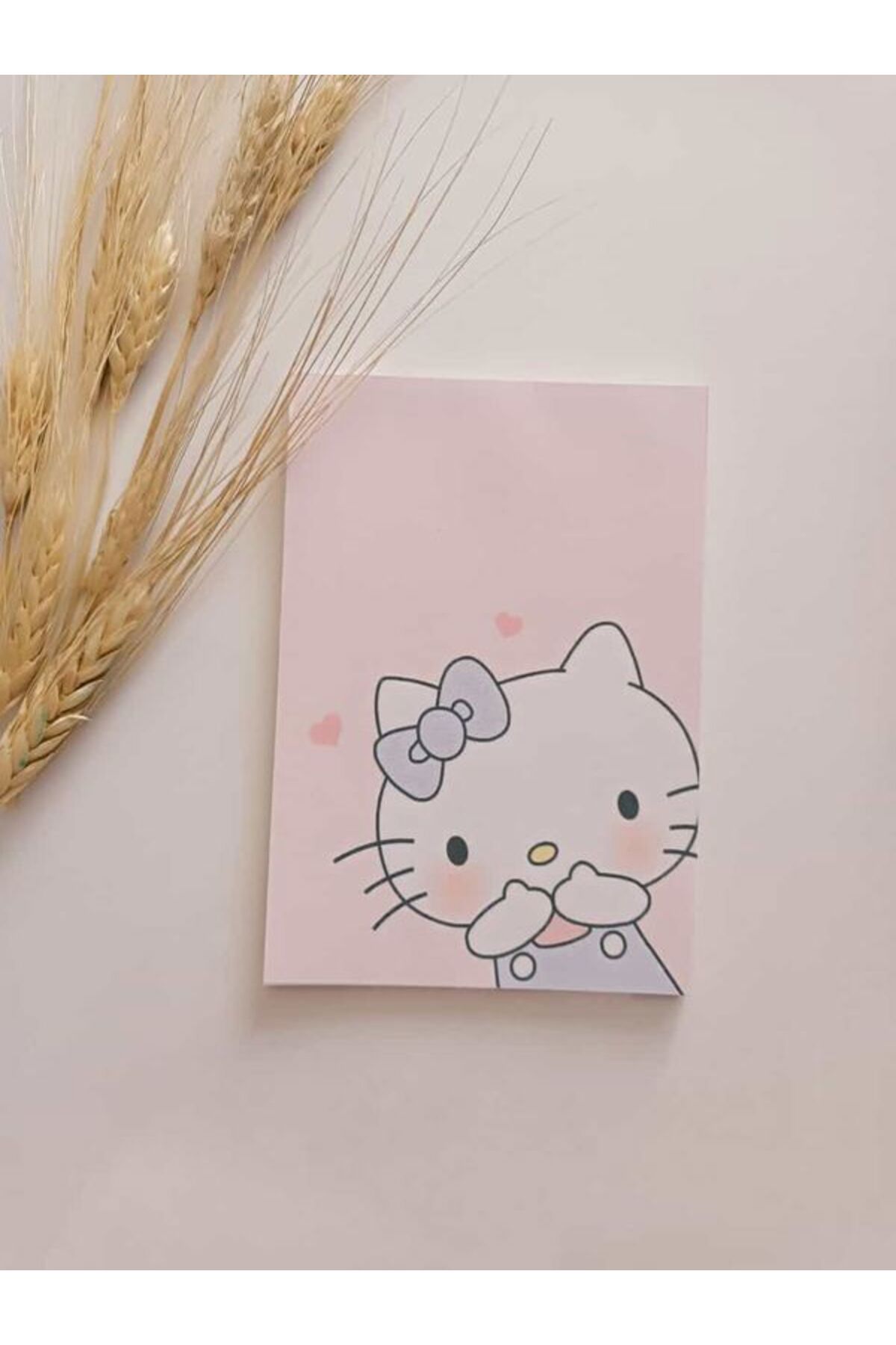 EyER Shoping-Sanrio A6 Size 40 Sheets Glue-on Checked Copart Notebook Pink 1