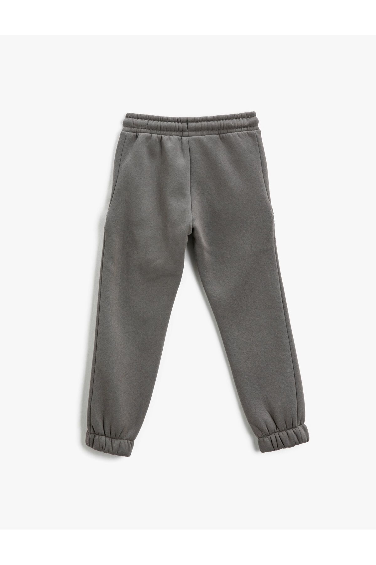 Grey sweatpants with zipper on sale pockets