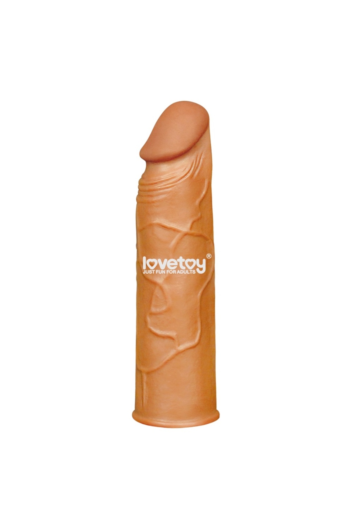 Realistik Uzatmalı Penis Kılıfı Melez Rengi 2