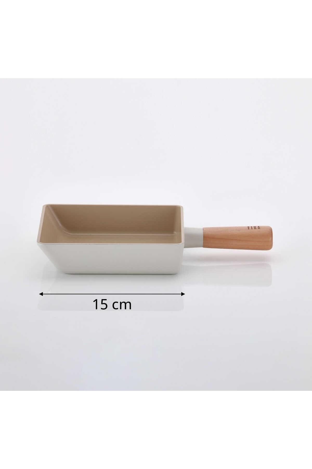 NEOFLAM-Fika Cast Aluminum 15 Cm Omelette Pan Beige 6