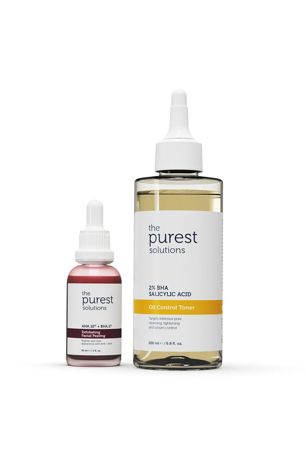 The Purest Solutions Yüksek Oranda Bha Içeren Cilt Bakım Seti (FİDDY METHODUNA UYGUN)