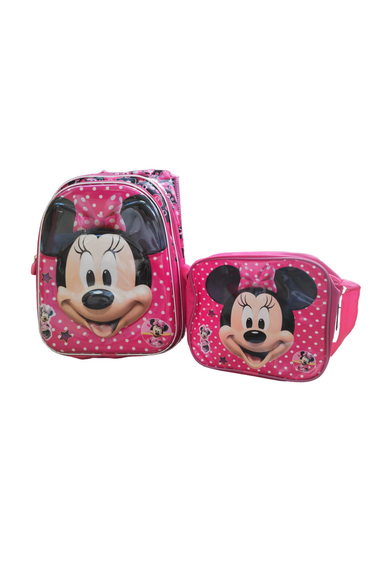 ilkokul çanta seti minnie mouse'lu, Minnie mouse'lu Okul Çantası