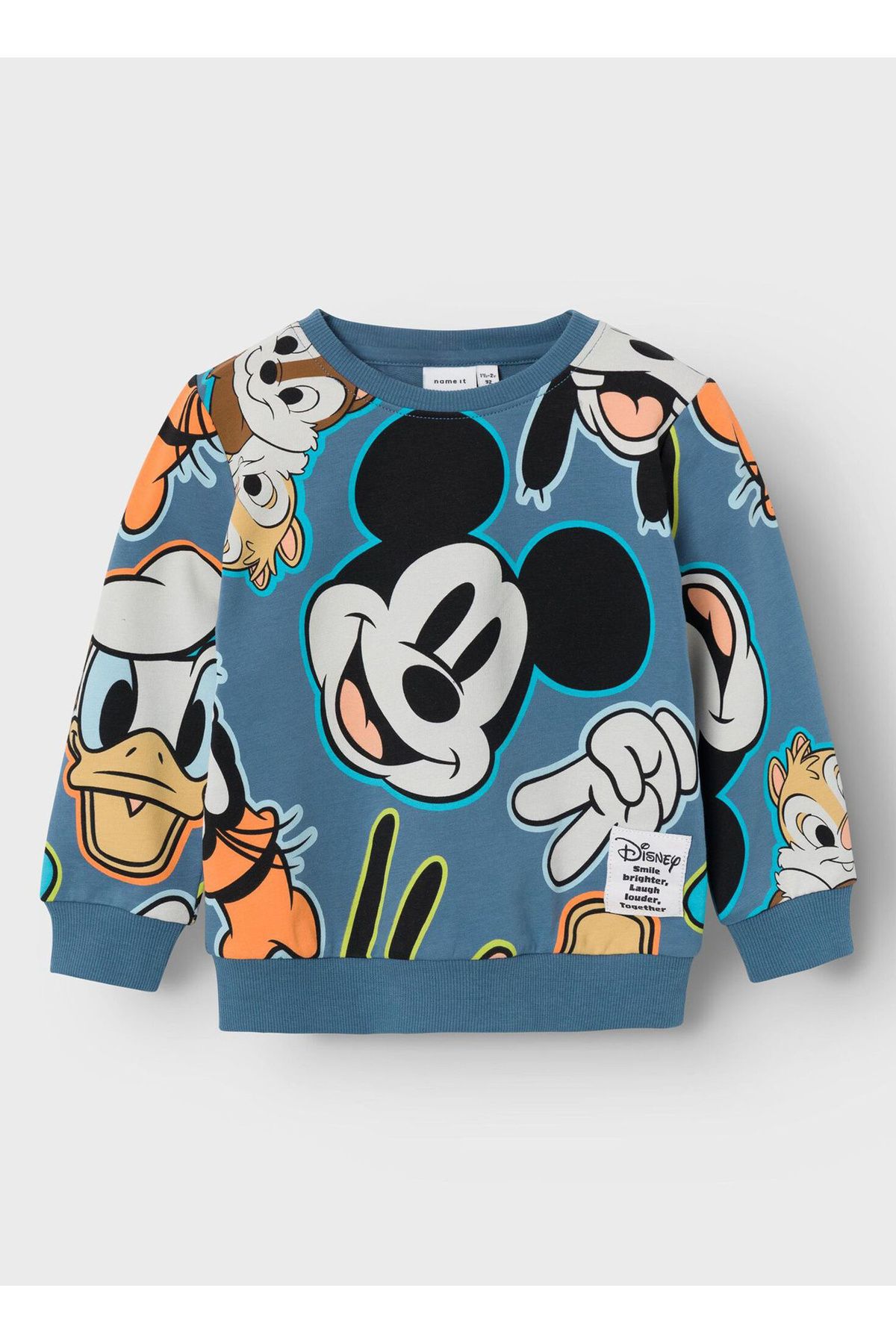 name it Name t Bask l Erkek Mavi Sweatsh rt NMMJIMBO MICKEY SWEAT UNB WDI Fiyat Yorumlar Trendyol