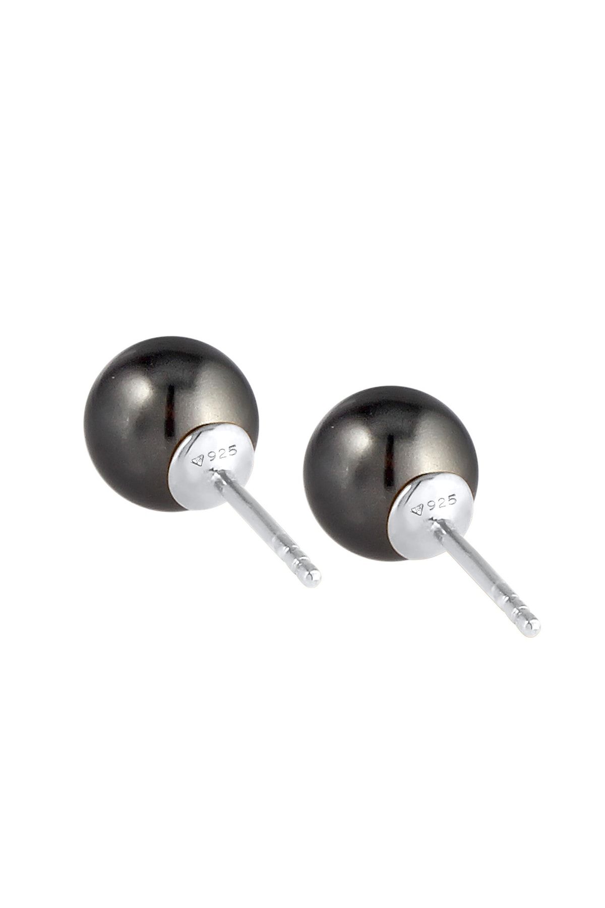 Nenalina-Ohrringe Basic Synthetische Perle 925 Silber 4
