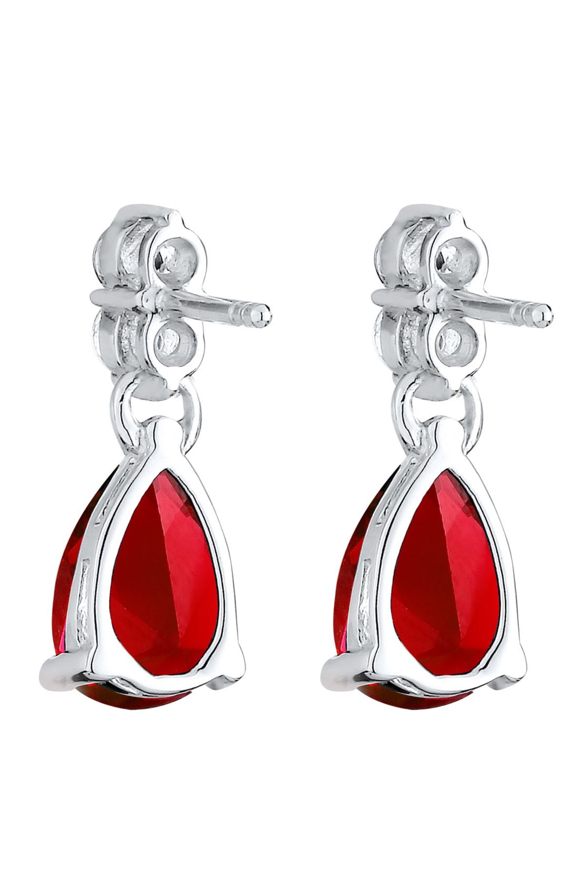ELLI-Ohrringe Tropfen Zirkonia Glamour Elegant 925 Silber 4