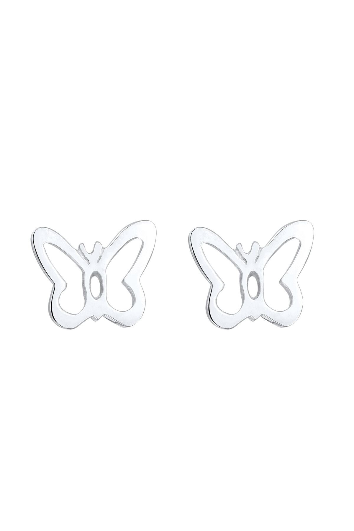 ELLI-Ohrringe Schmetterling Trend Symbol 925 Silber 2