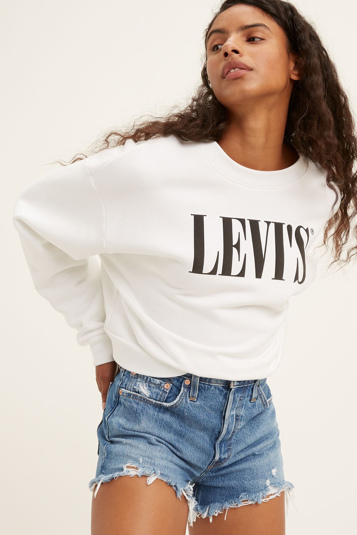 Levi's-Dámské džínové šortky s vysokým pasem - Athens Mid Short 5632700810 3