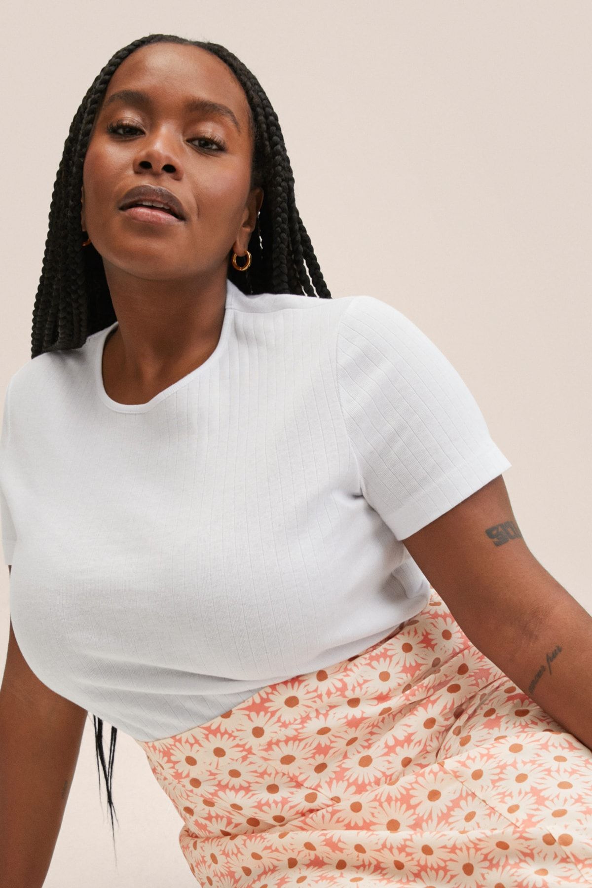 MANGO-27057118 Damen/Mädchen Koralle Rot 9