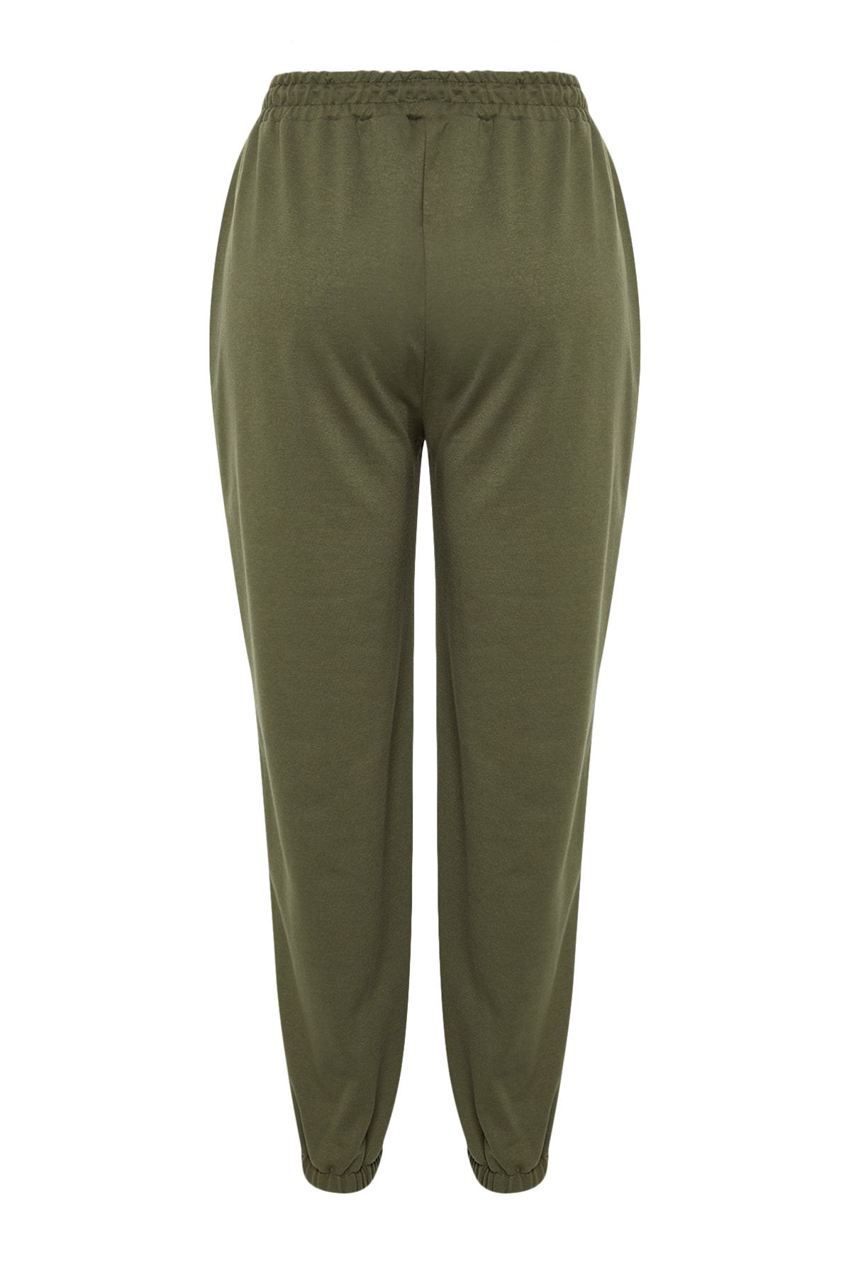 Trendyol Curve-Khaki Jogger Elastic Leg Knitted Plus Size Sweatpants Tbbss22Ea0065 8