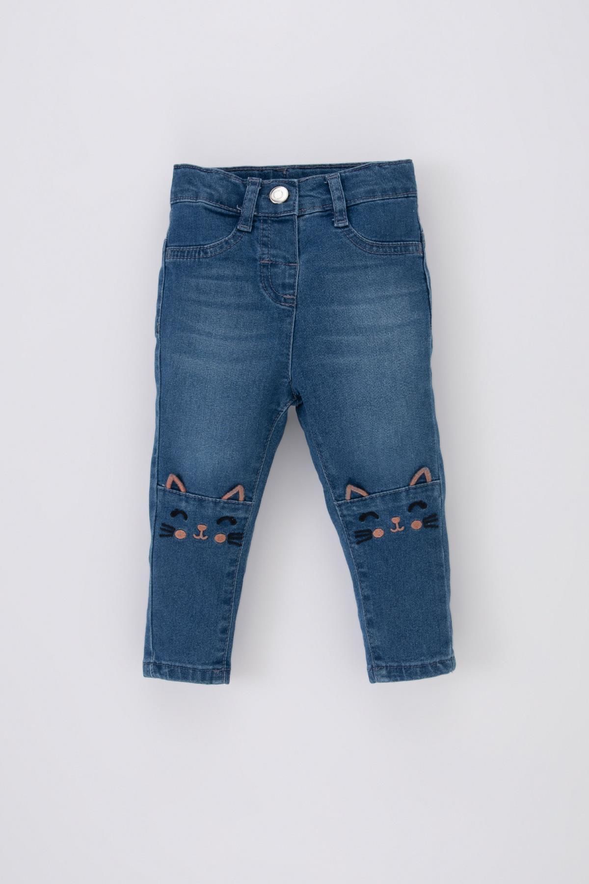 Toddler Baby Girl Jeans Casual High Waisted Wide Leg Pant Straight Denim  Jean Trousers Baggy - Walmart.com