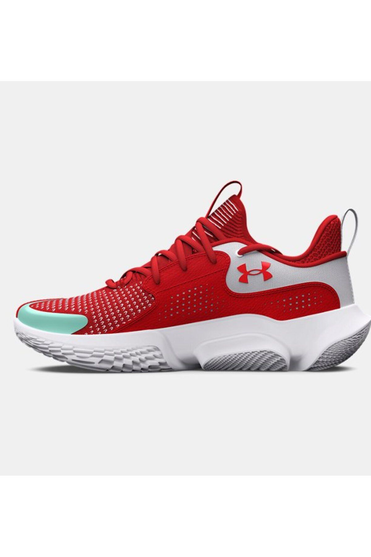 کفش بسکتبال قرمز مردانه و زنانه های UA FUTR X 3 3026630 600 Under Armour