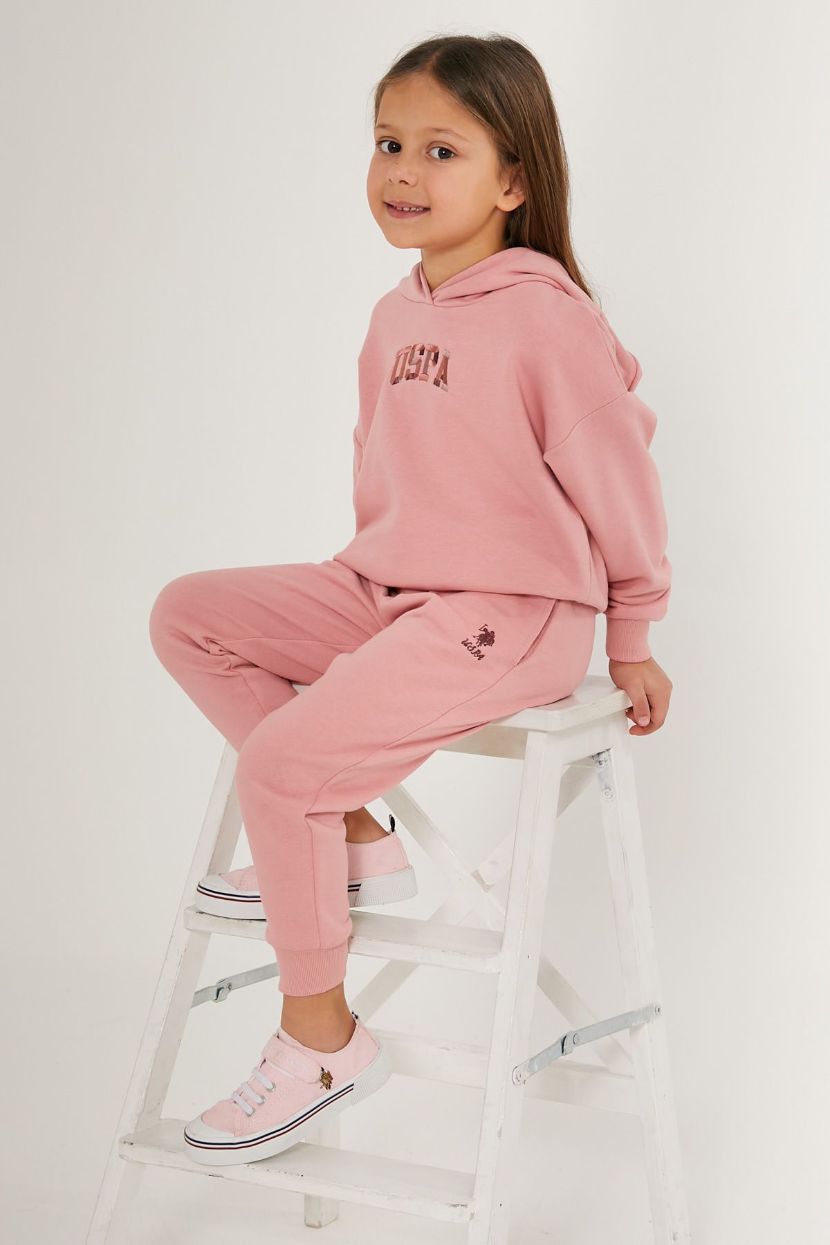 U.S. Polo Assn. Sweatsuit set Pink Regular fit