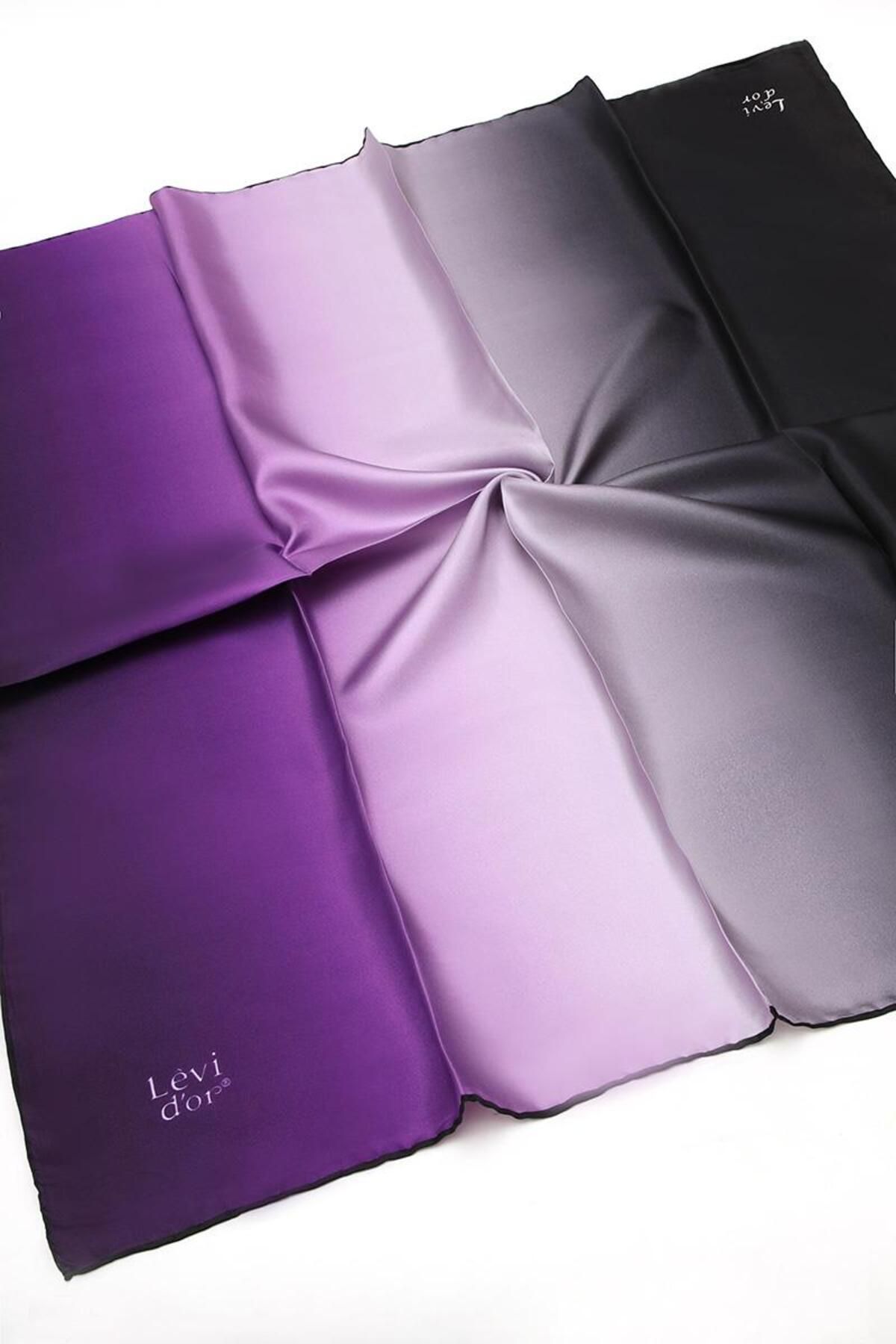 روسری بنفش IPEK خالص Twill Purple Levidor