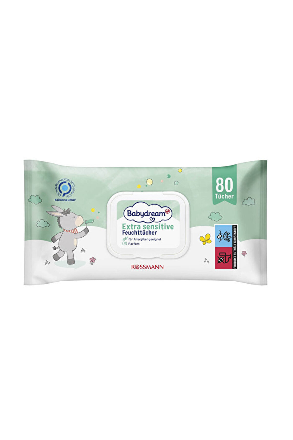 BABYDREAM Islak Mendil - Ekstra Hassas - 80 adet