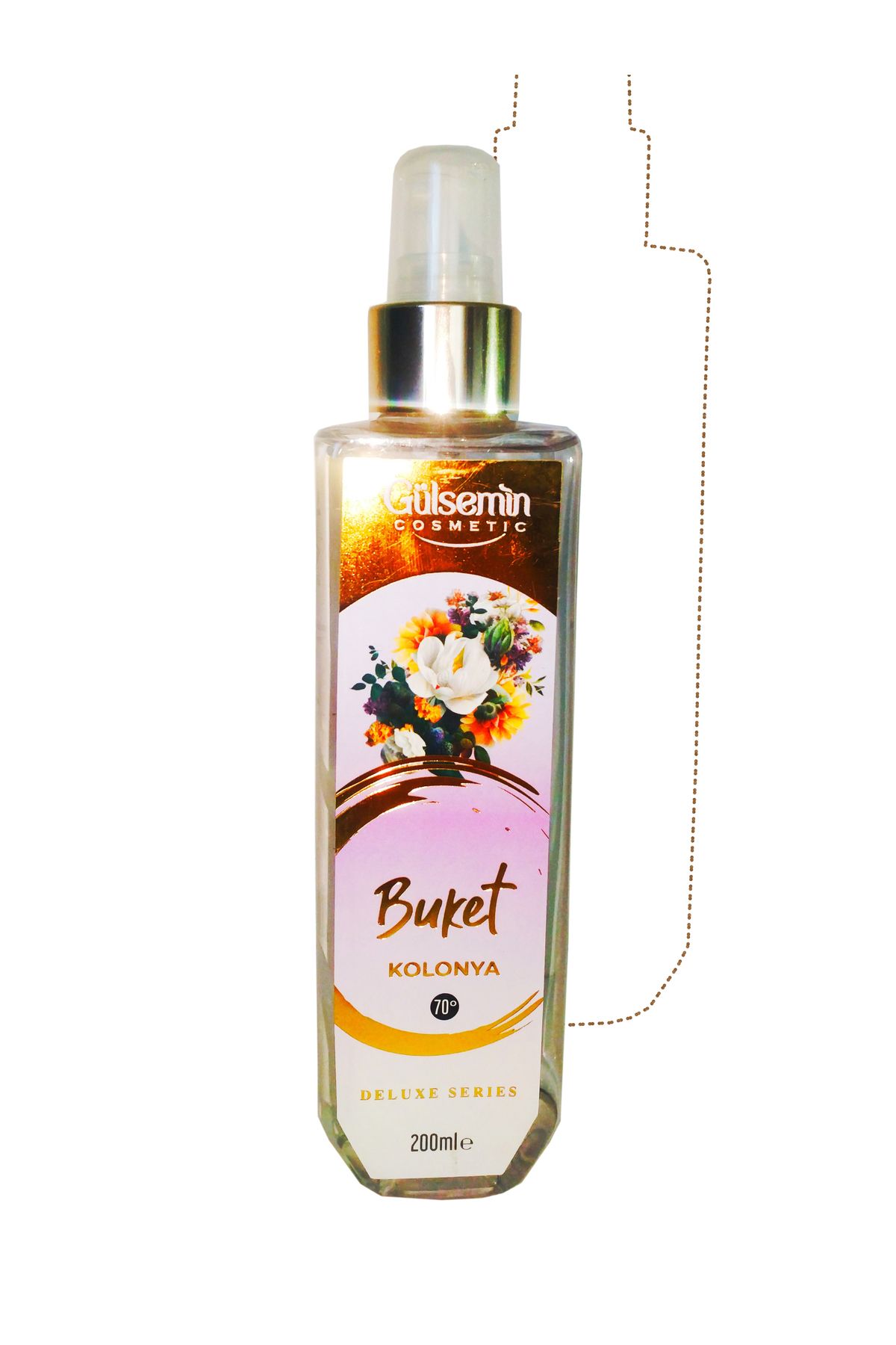 ادکلن اسپری پرفیومد دلوکس 200 میلی لیتری GÜLSEMİN COSMETİC