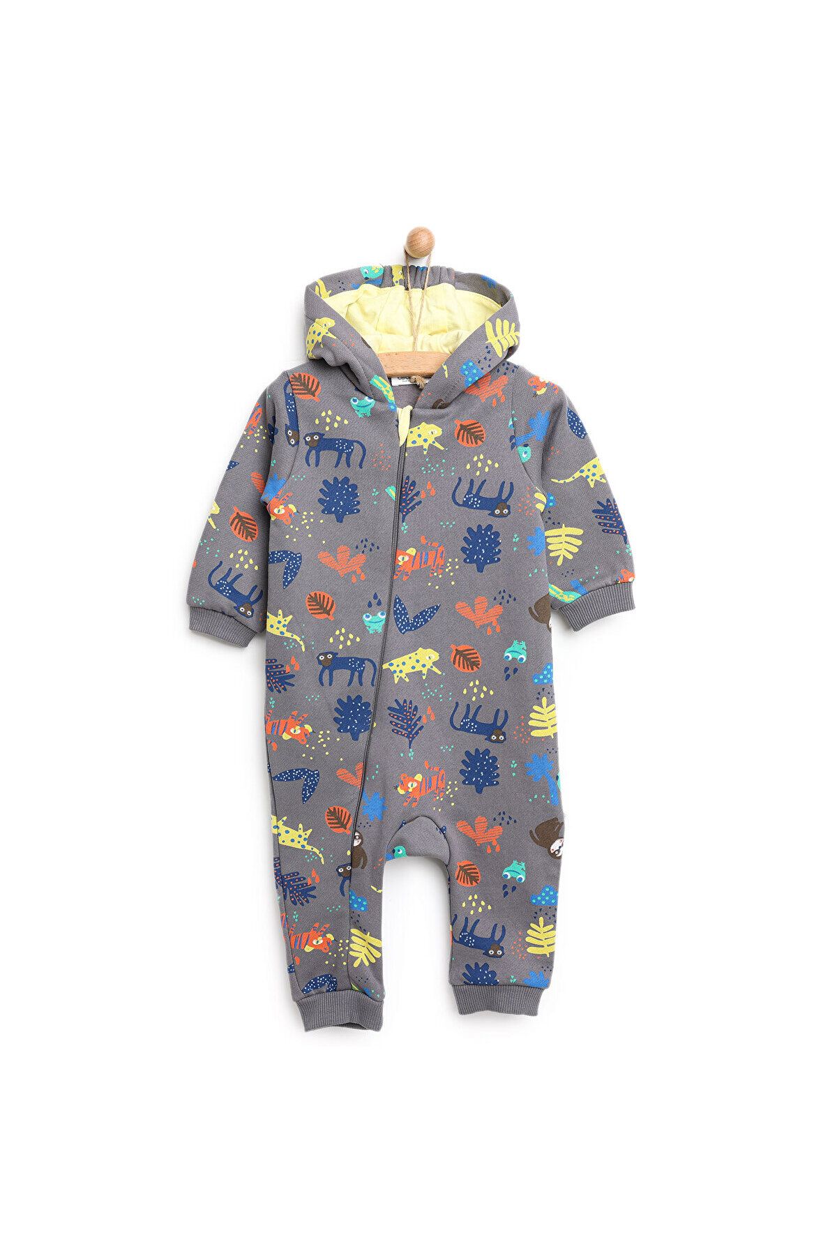 Baby boy top hooded jumpsuit