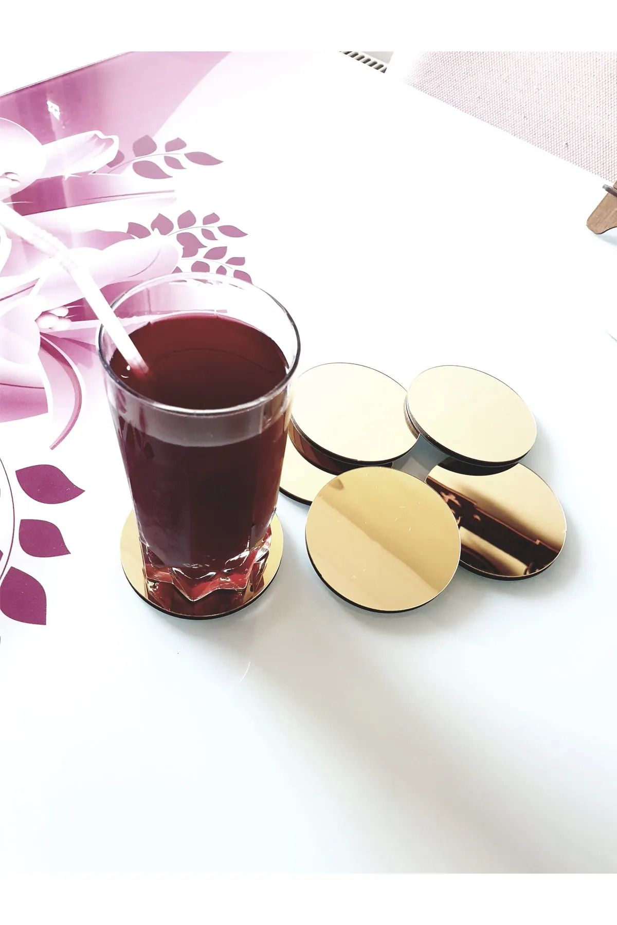 Gold coaster set clearance