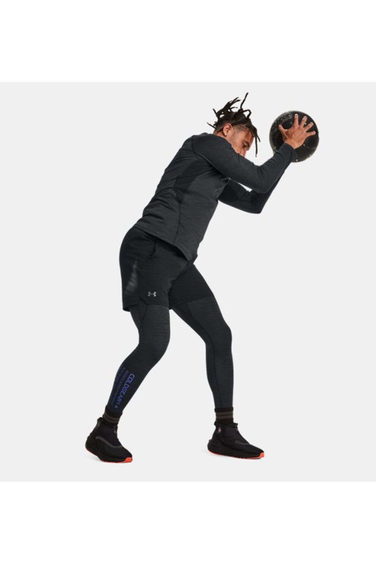 شورت ورزشی مشکی مردانه های گرافیکی بافندگی 6 اینچ Under Armour