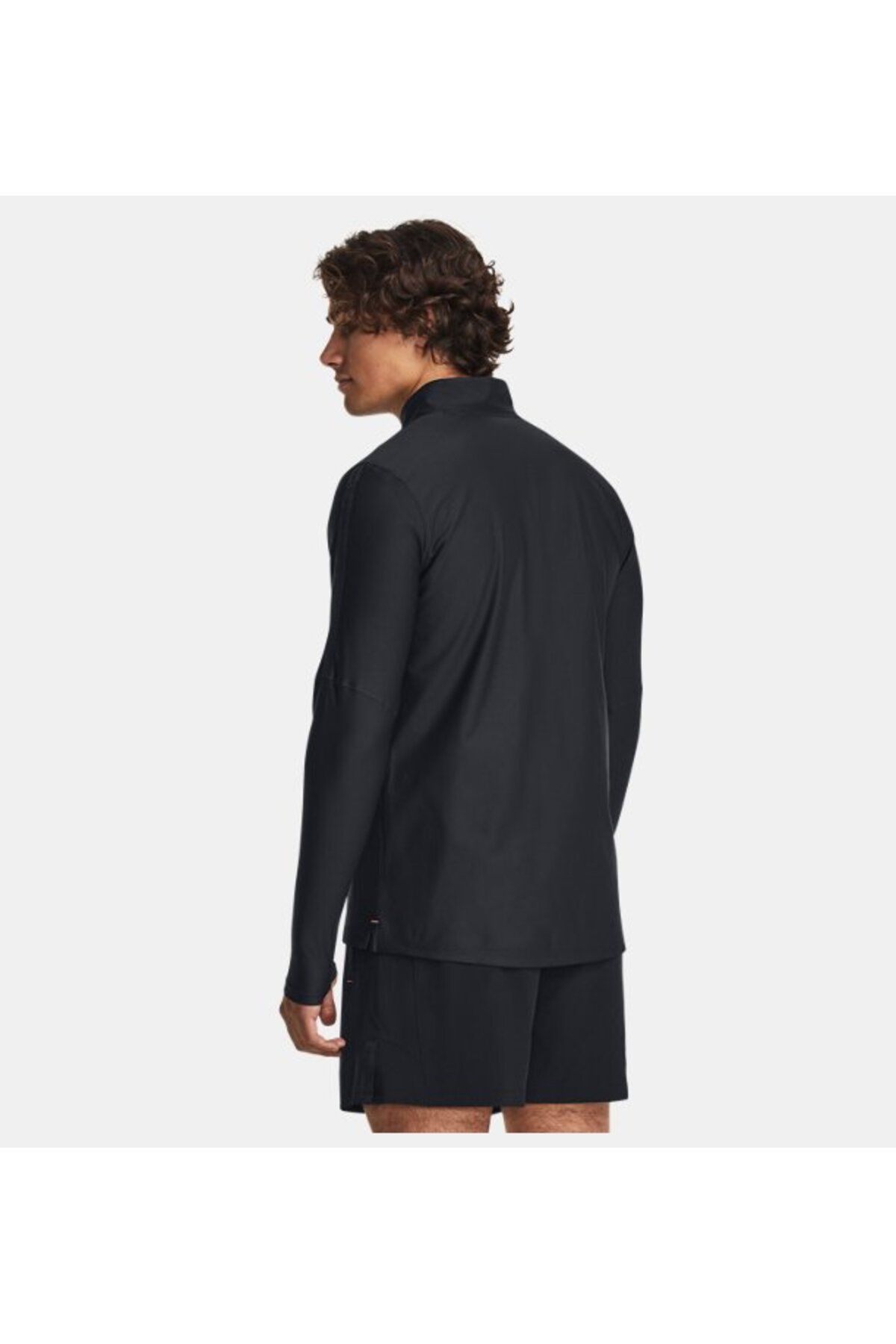تی شرت ورزشی مشکی مردانه UA Challenger Pro ¼ زیپ 1382114 001 Under Armour