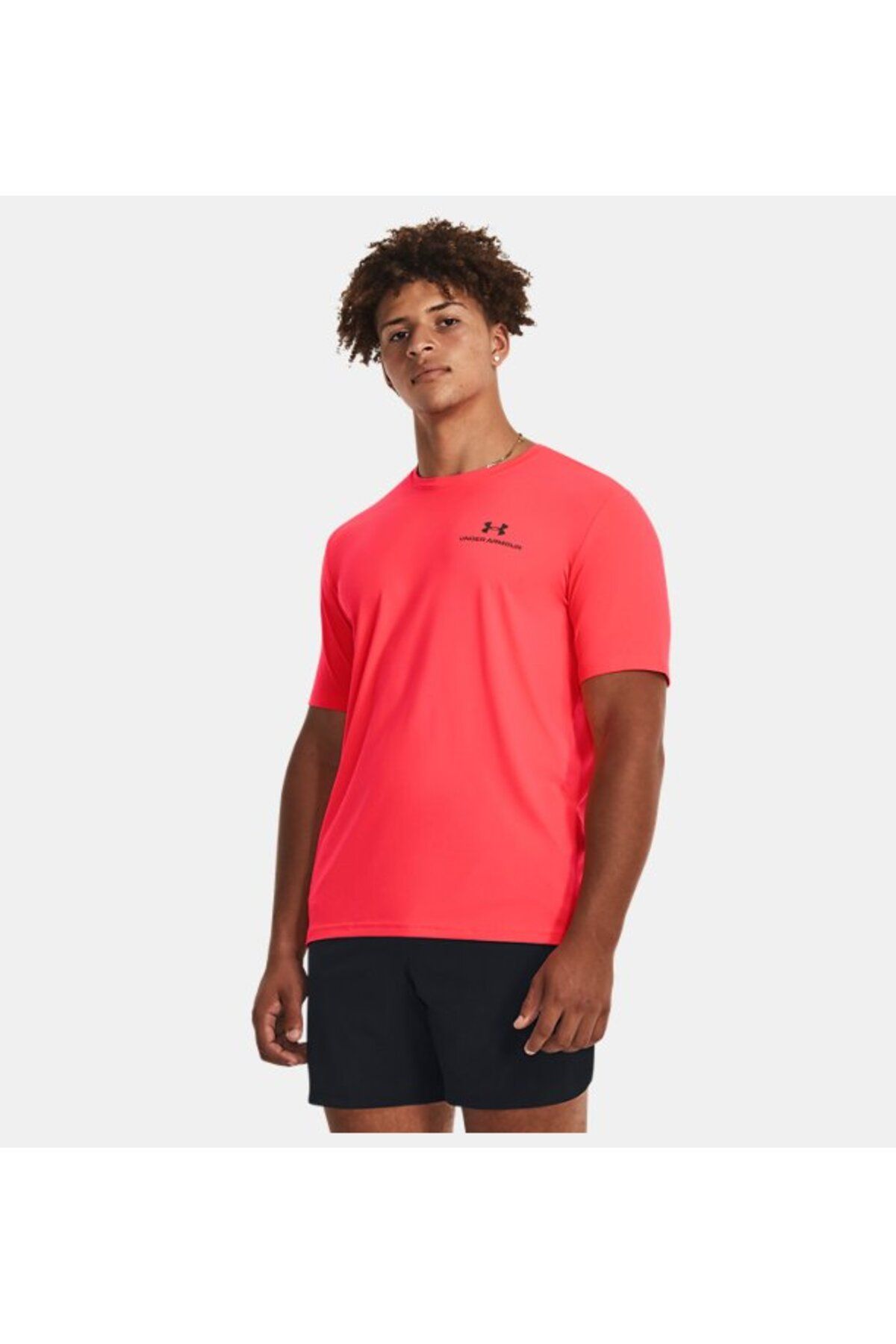 تی شرت قرمز مردانه آستین کوتاه انرژی 1366138 628 Under Armour