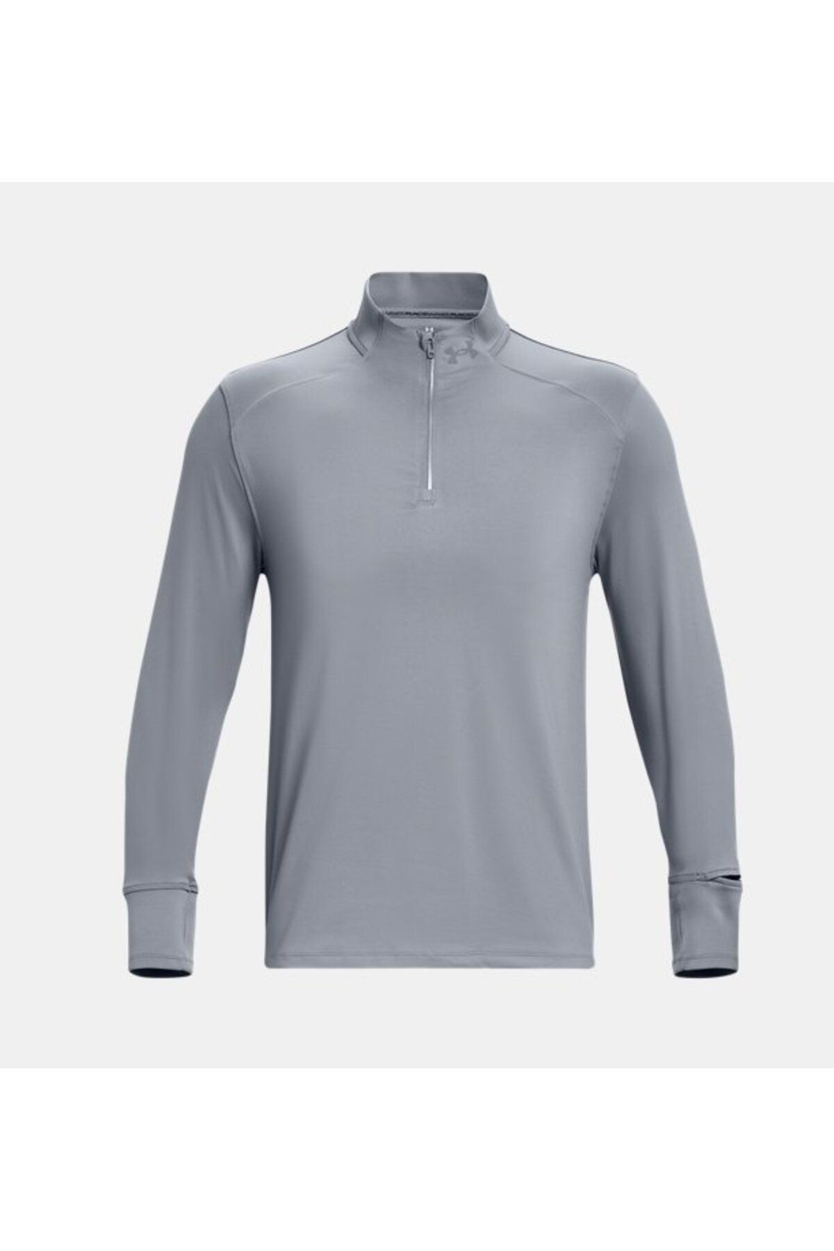 تی شرت ورزشی خاکستری مردانه واجد شرایط UA در ½ زیپ 1379288 035 Under Armour
