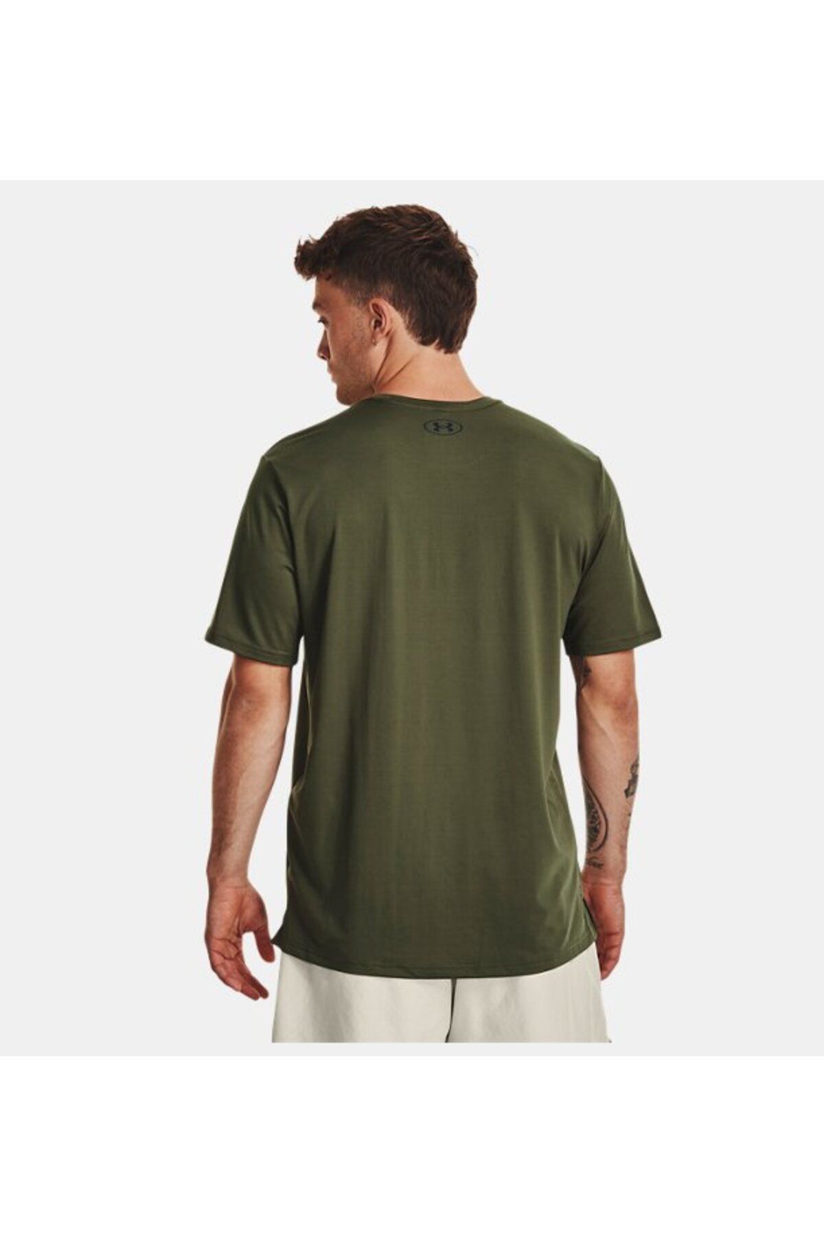 تی شرت سبز مردانه آستین کوتاه 'S UA RUSH ™ 1366138 390 Under Armour