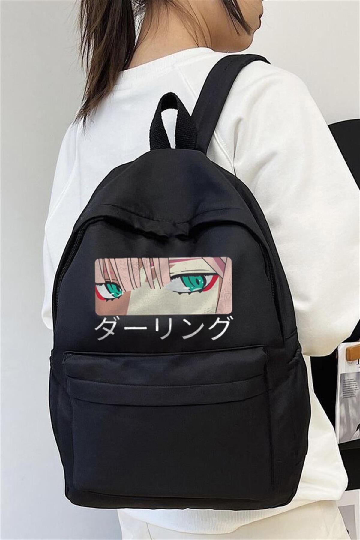 DEEFWEAR Zero Two Eyes Printed Backpack Trendyol