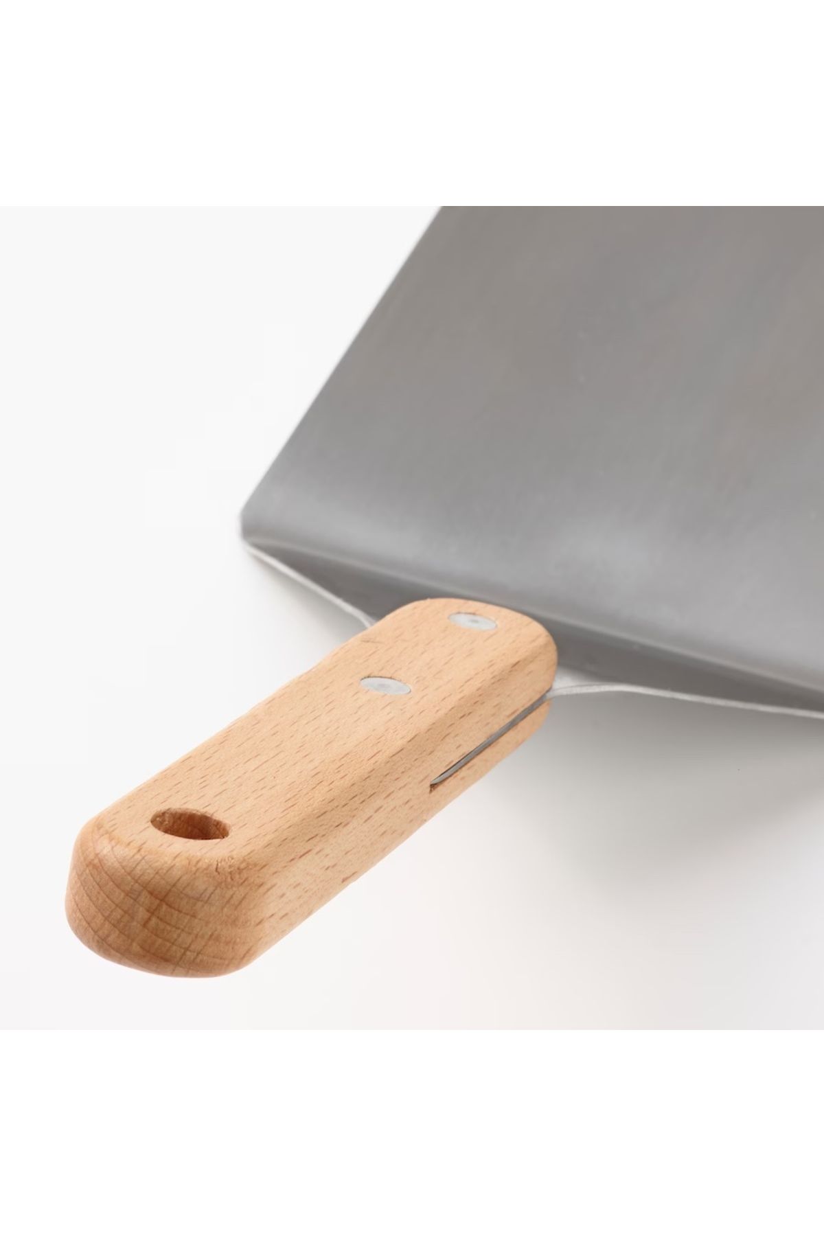 IKEA-GRILLTIDER 30 Cm Stainless Steel Grilled Hamburger Spatula Wooden BBQ Barbecue Spatula 3