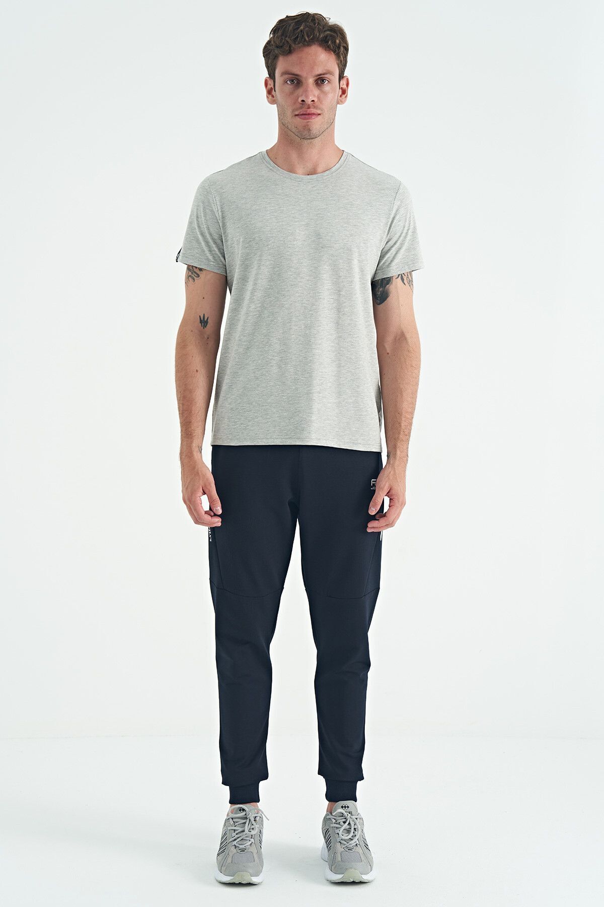 Mens navy discount tracksuit bottoms