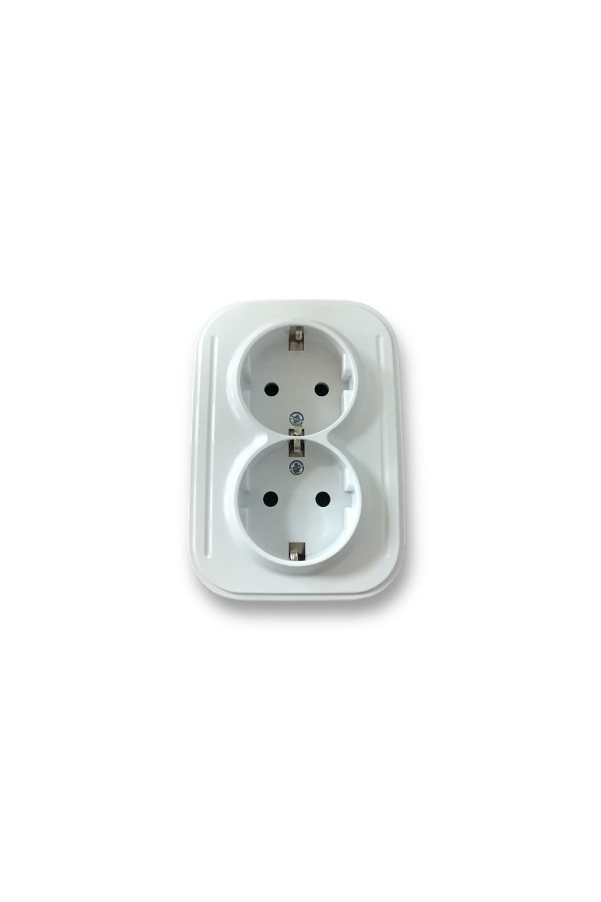 Tek-İş-2-Piece Grounded Socket Flush Mounted Double Socket 2