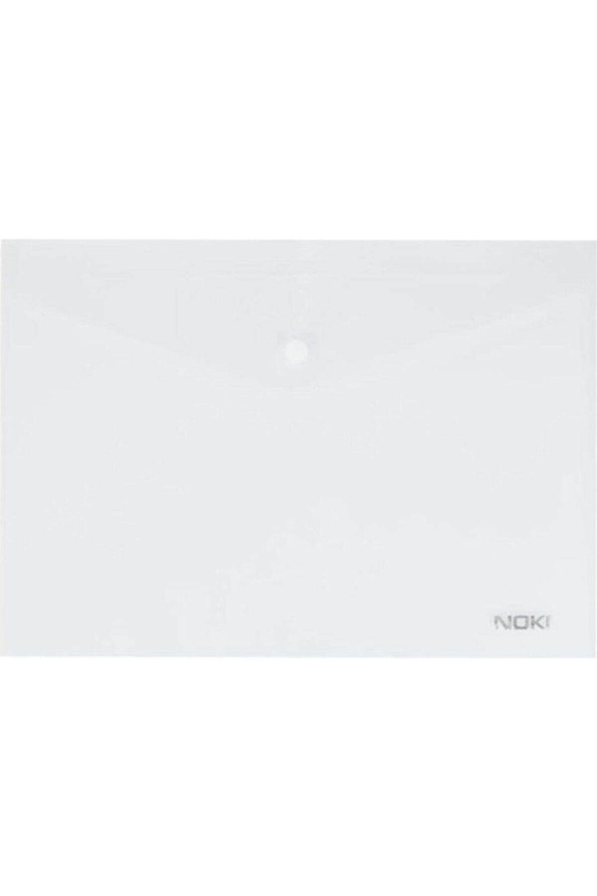 Noki-Transparent A4 Snap Fastener File Envelope File 10 Pieces 4