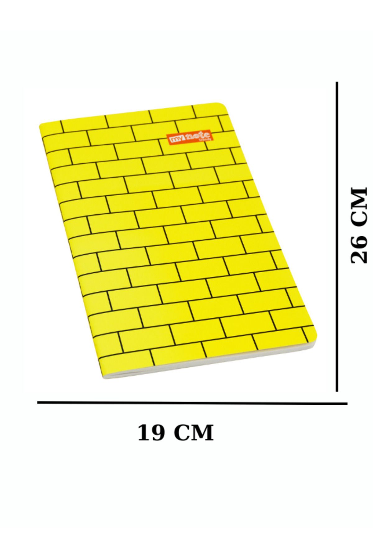 Mynote-Umur Trendy Cardboard Covered 60 YpLined 4 Color Notebook Set 3