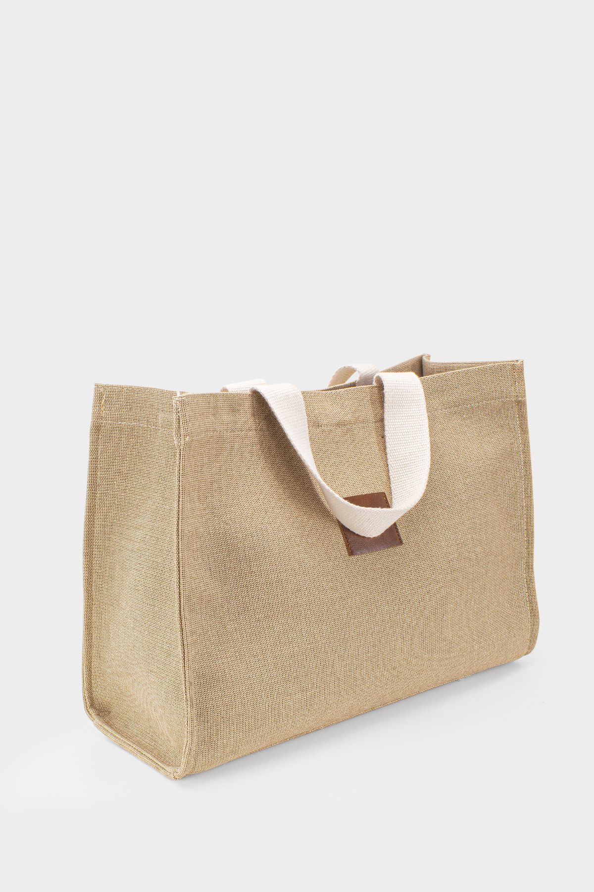Gold canvas tote bag best sale