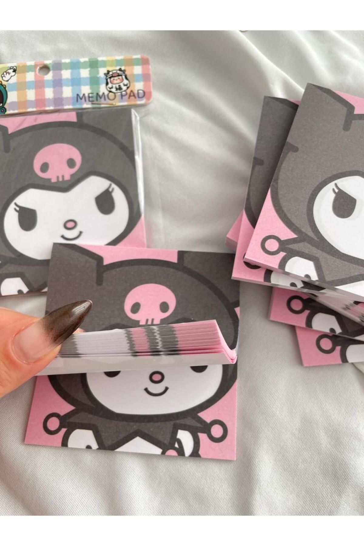 Planet Butik-Dark Rabbit Dog Memo Pad Square Notepad 3