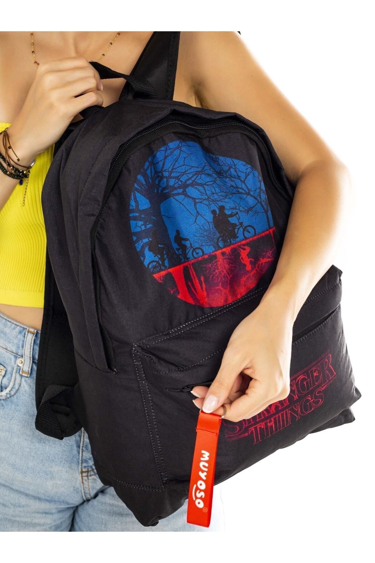 Stranger things denim backpack hotsell